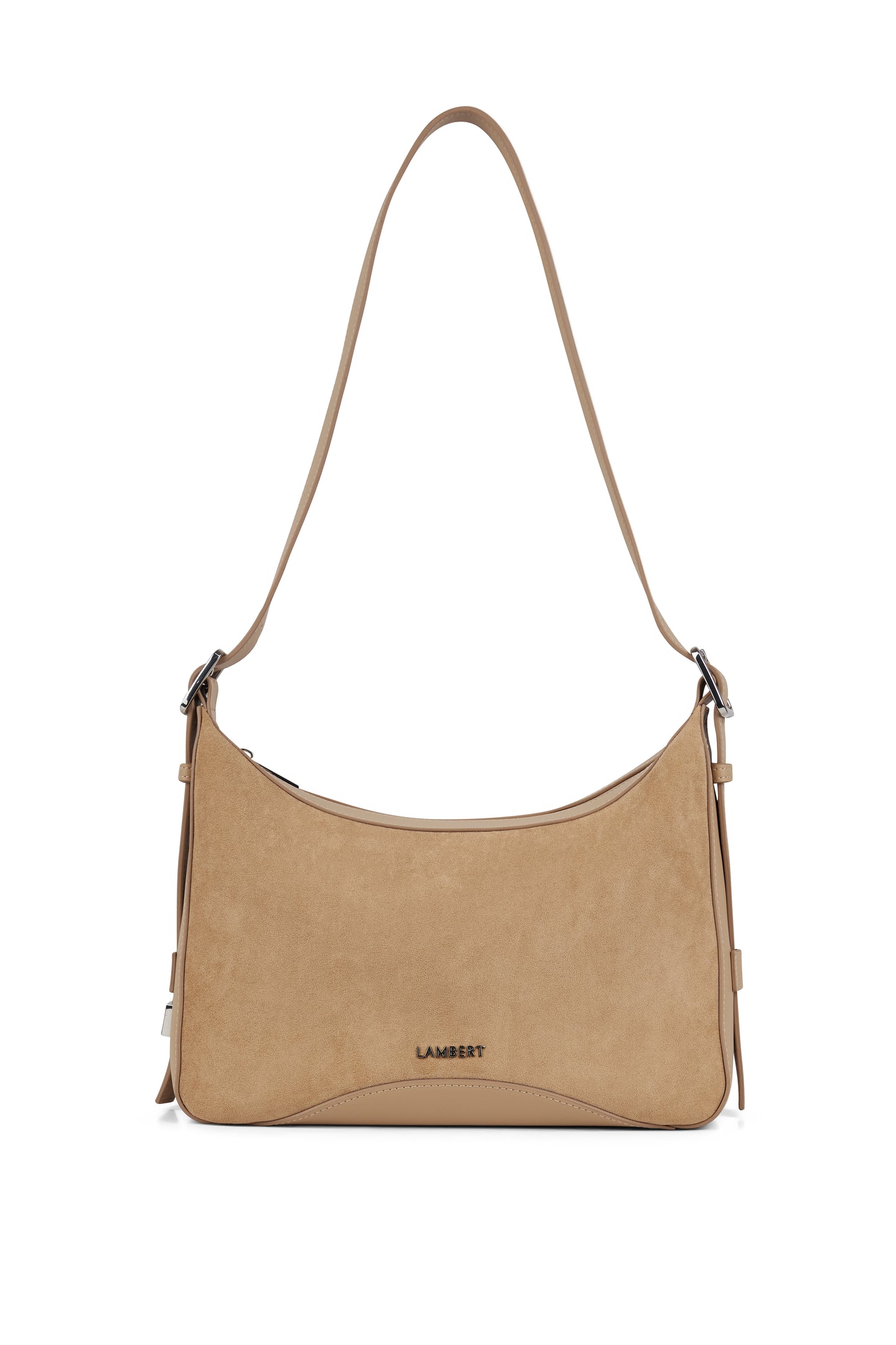 AUDREY 2-IN-1 SUEDE BAG BEIGE