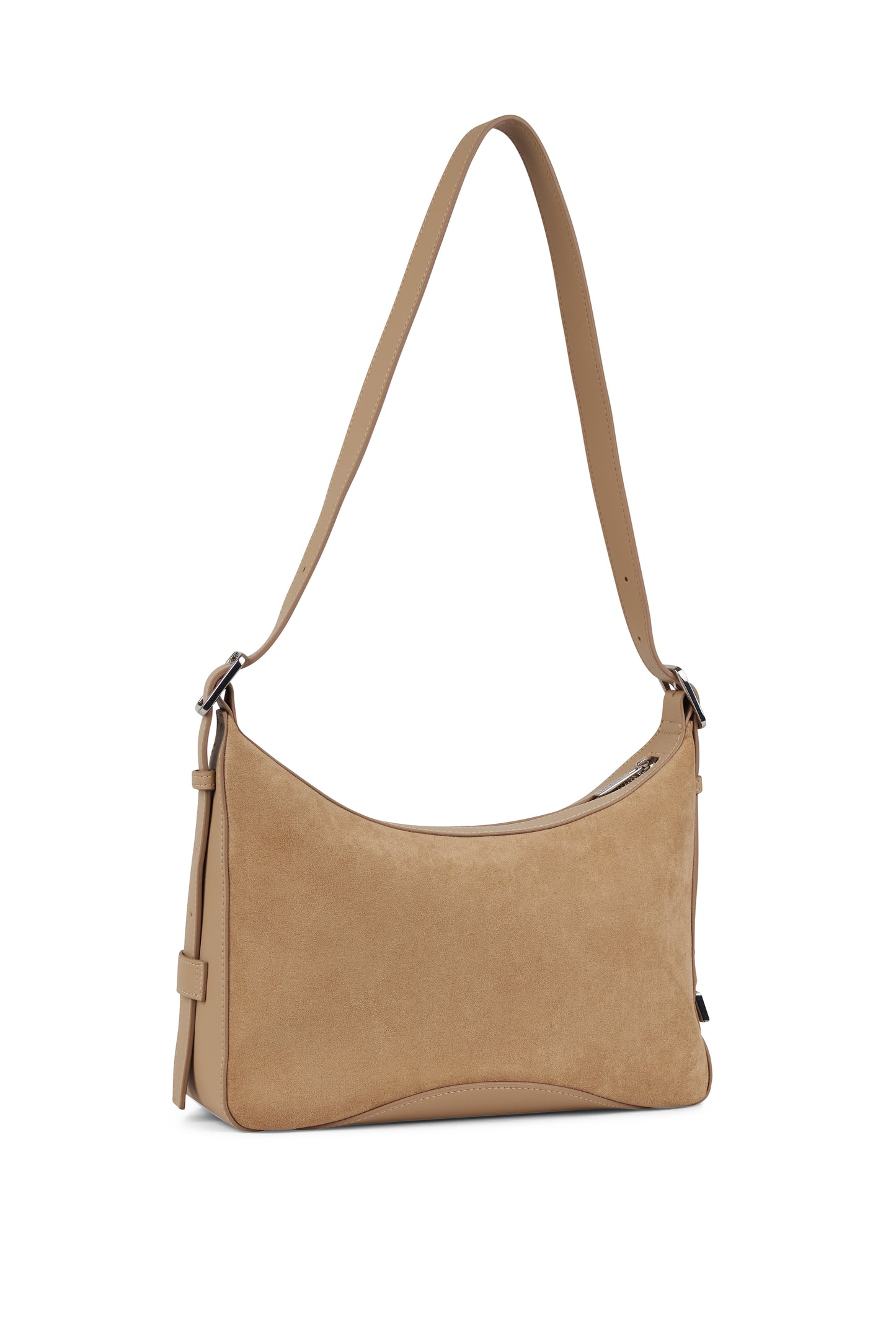 AUDREY 2-IN-1 SUEDE BAG BEIGE
