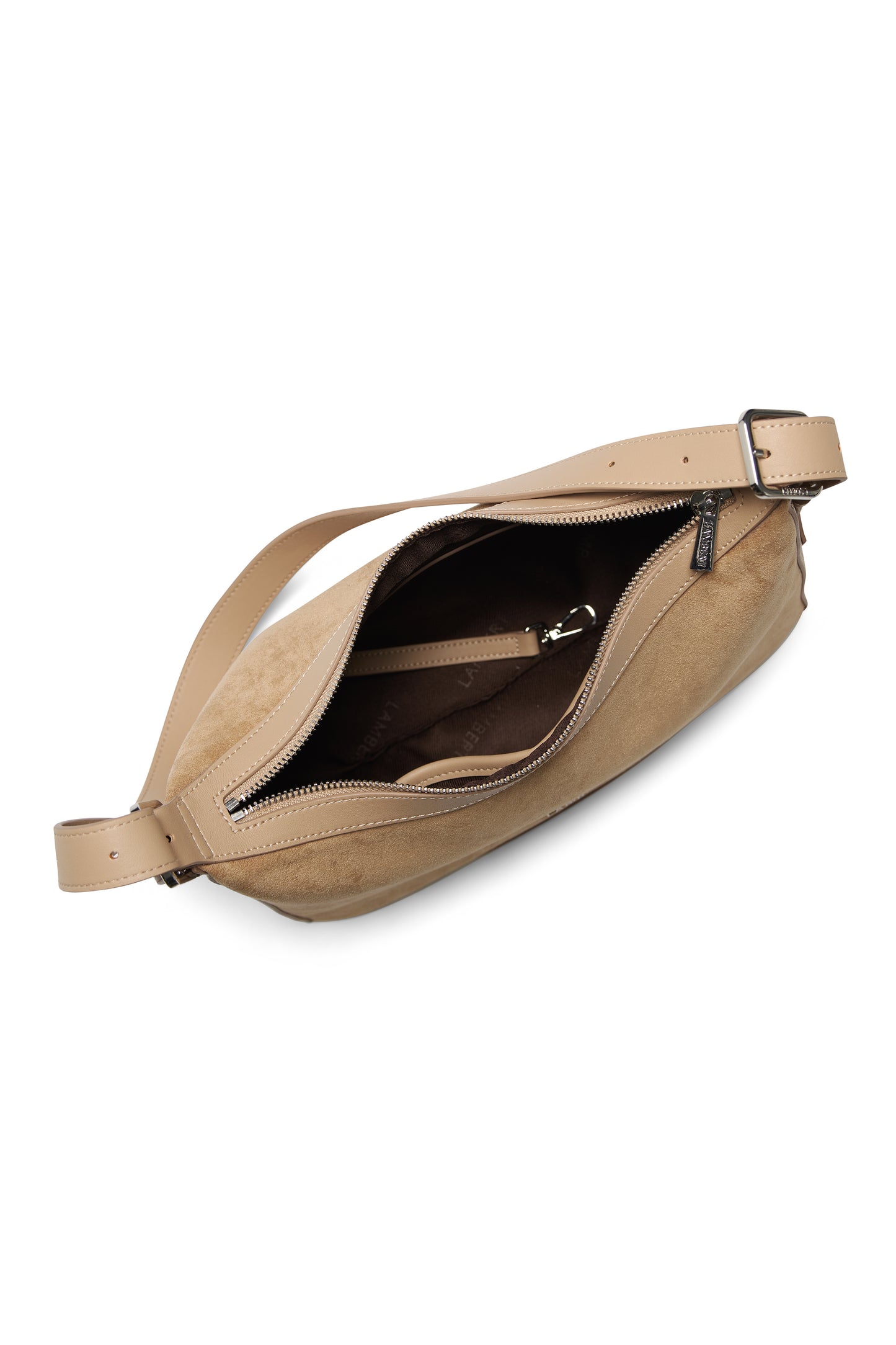 AUDREY 2-IN-1 SUEDE BAG BEIGE