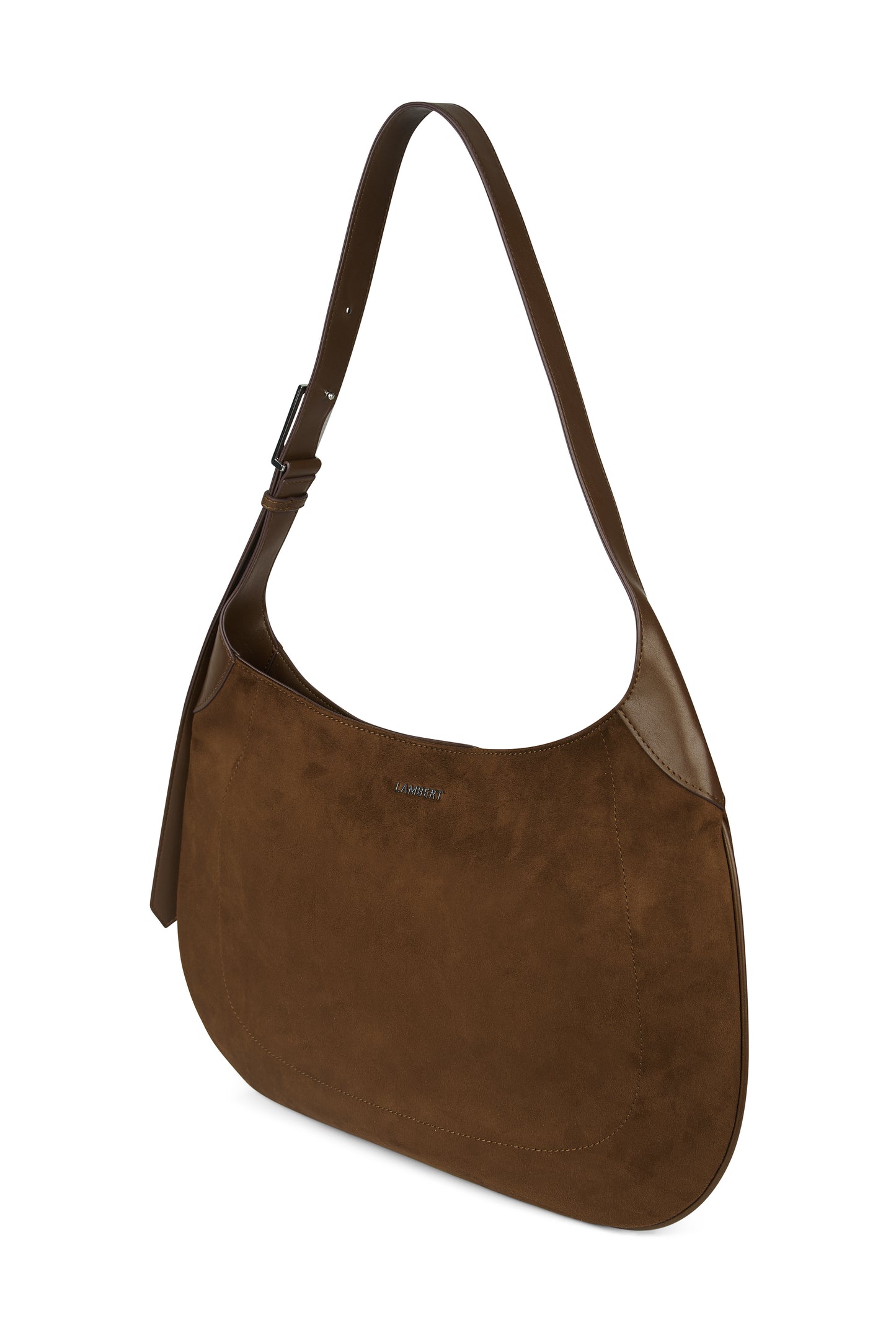 BLAIR SUEDE SHOULDER BAG CACAO
