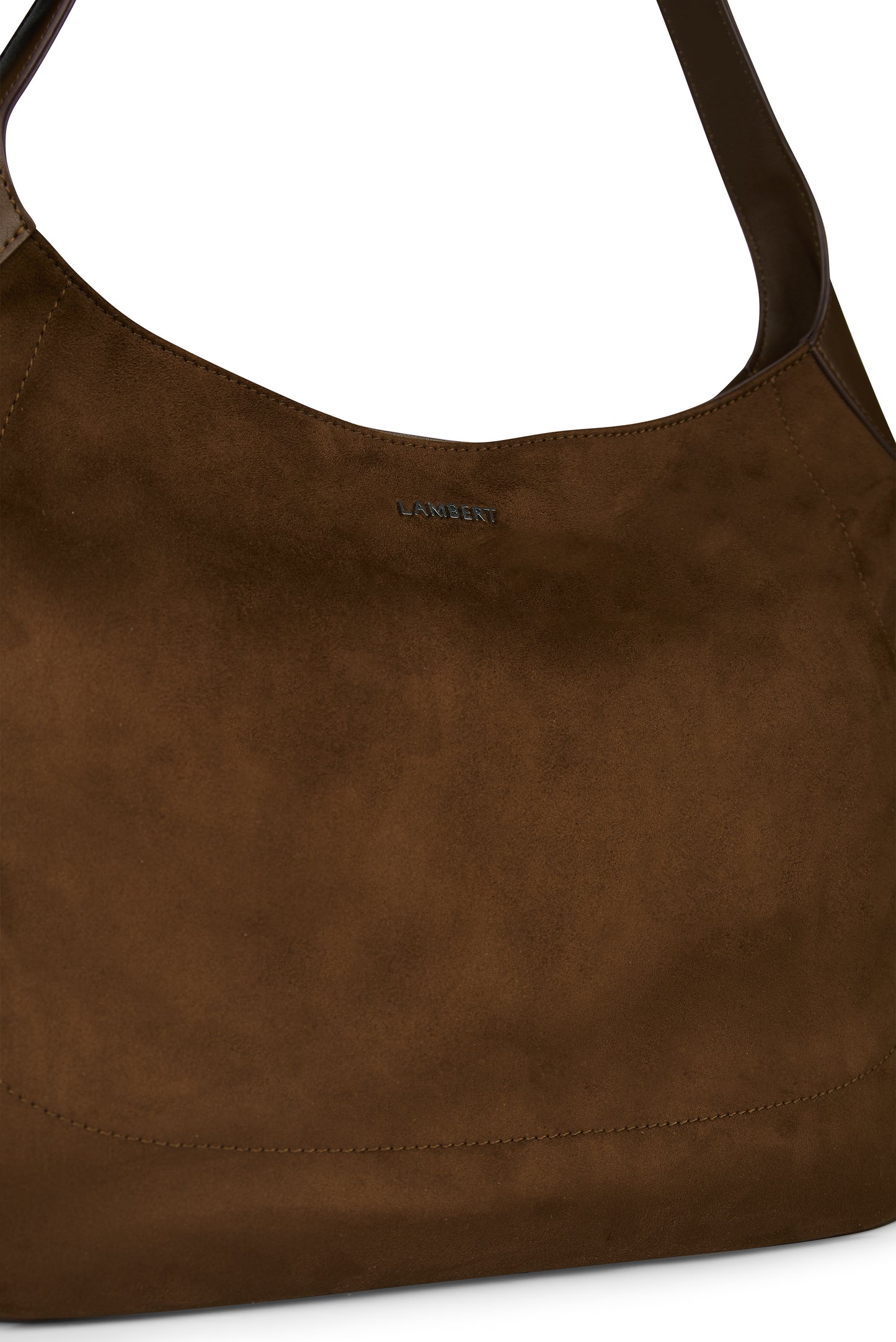 BLAIR SUEDE SHOULDER BAG CACAO