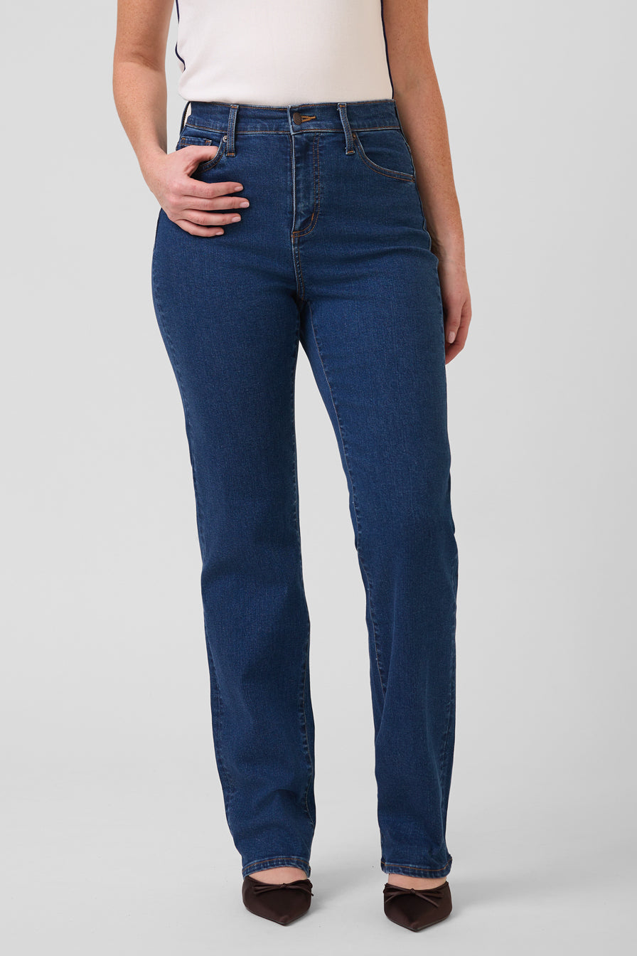 CHLOE STRAIGHT JEAN HERITAGE BLUE