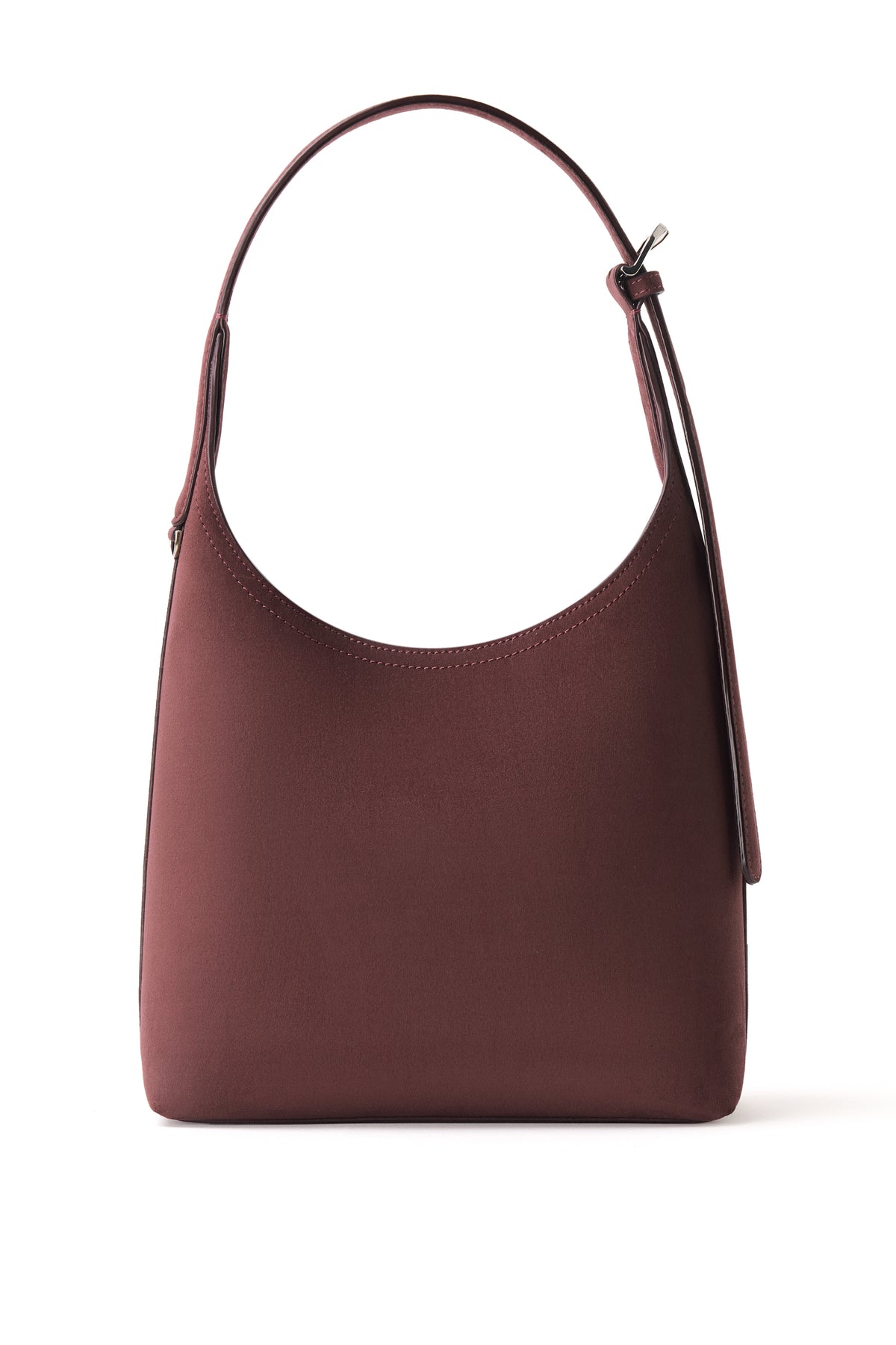 ELENA SUEDE SHOULDER BAG CASSIS