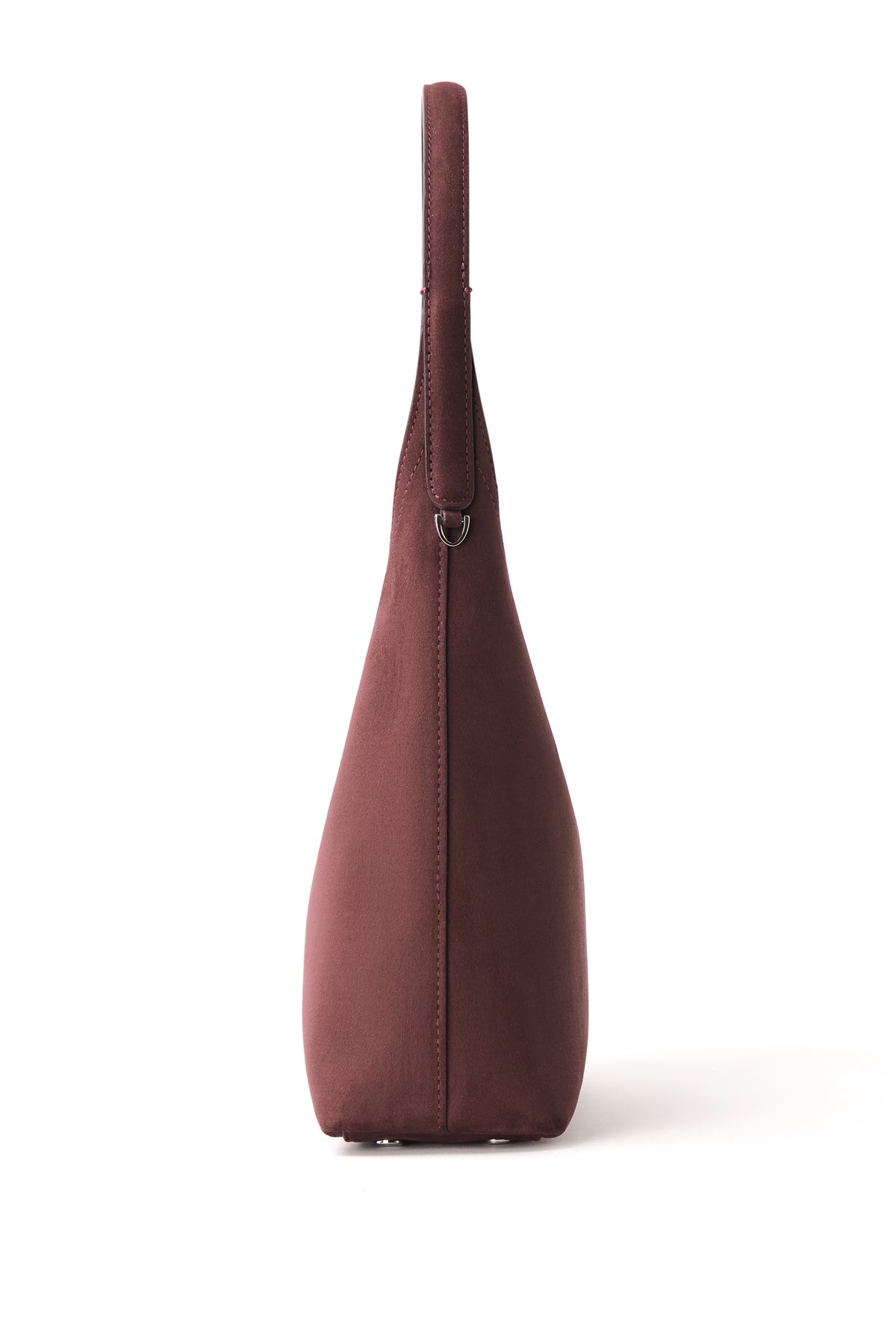 ELENA SUEDE SHOULDER BAG CASSIS