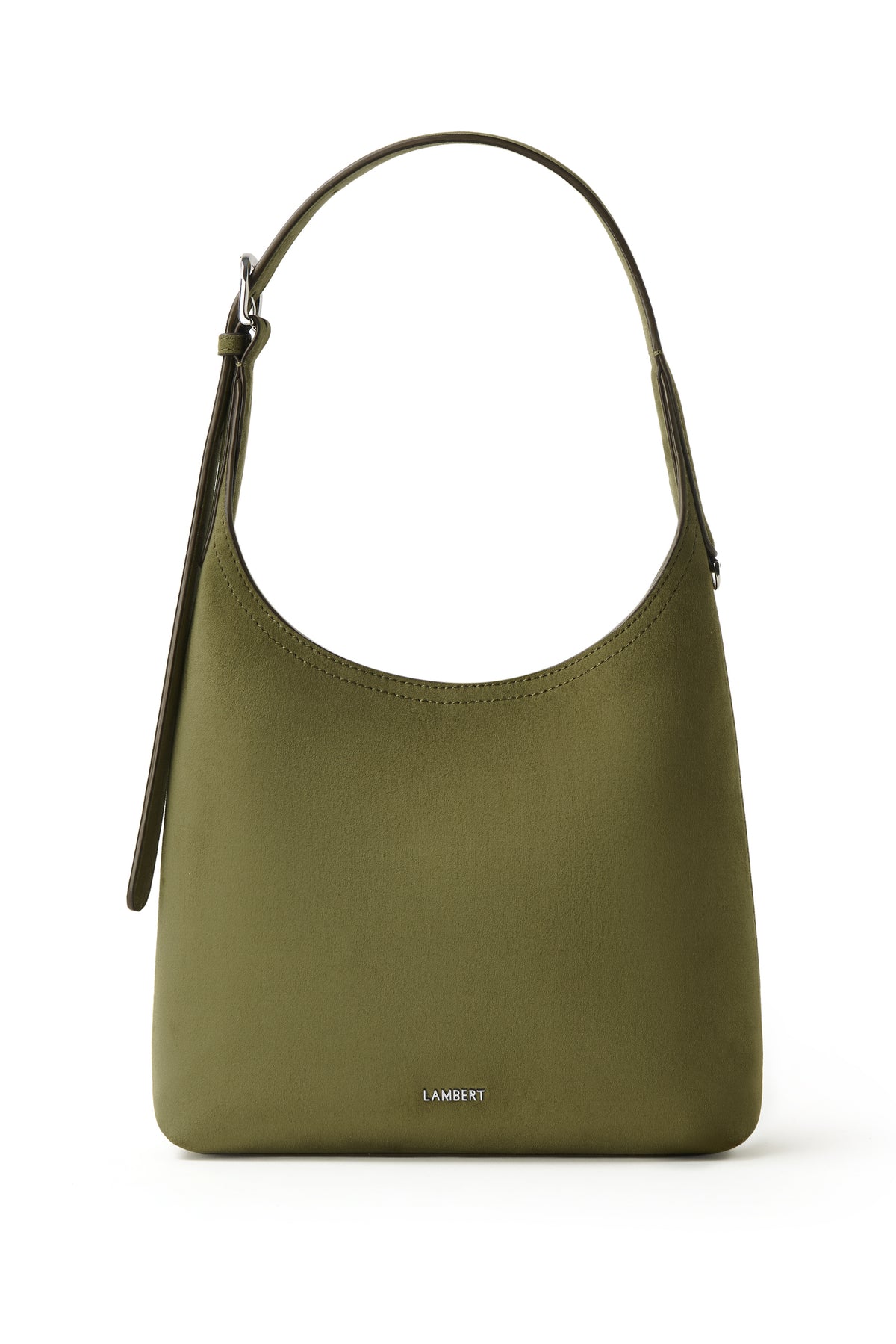 ELENA SUEDE SHOULDER BAG MOSS