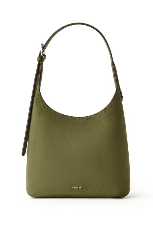 ELENA SUEDE SHOULDER BAG MOSS