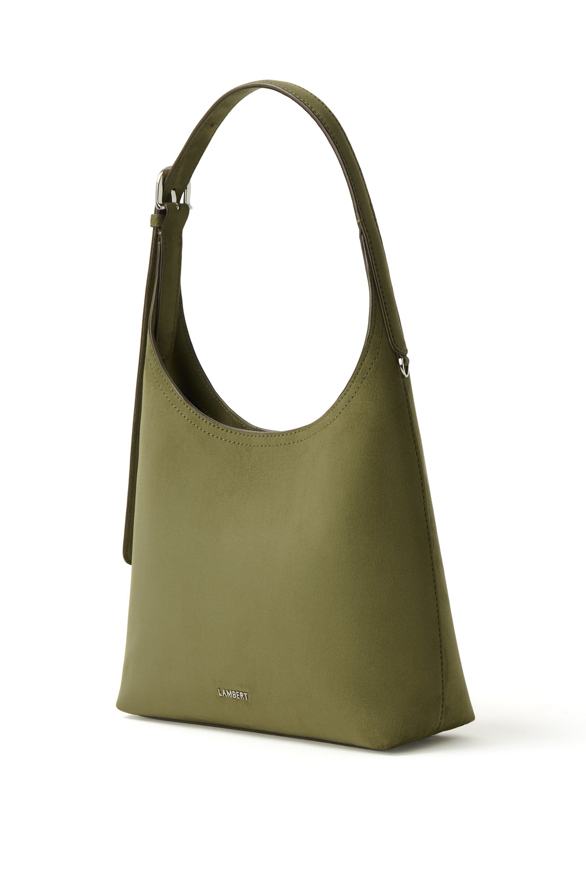 ELENA SUEDE SHOULDER BAG MOSS