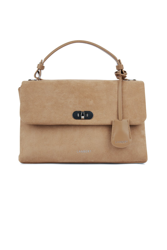 FREYA 2-IN-1 SUEDE BAG BEIGE