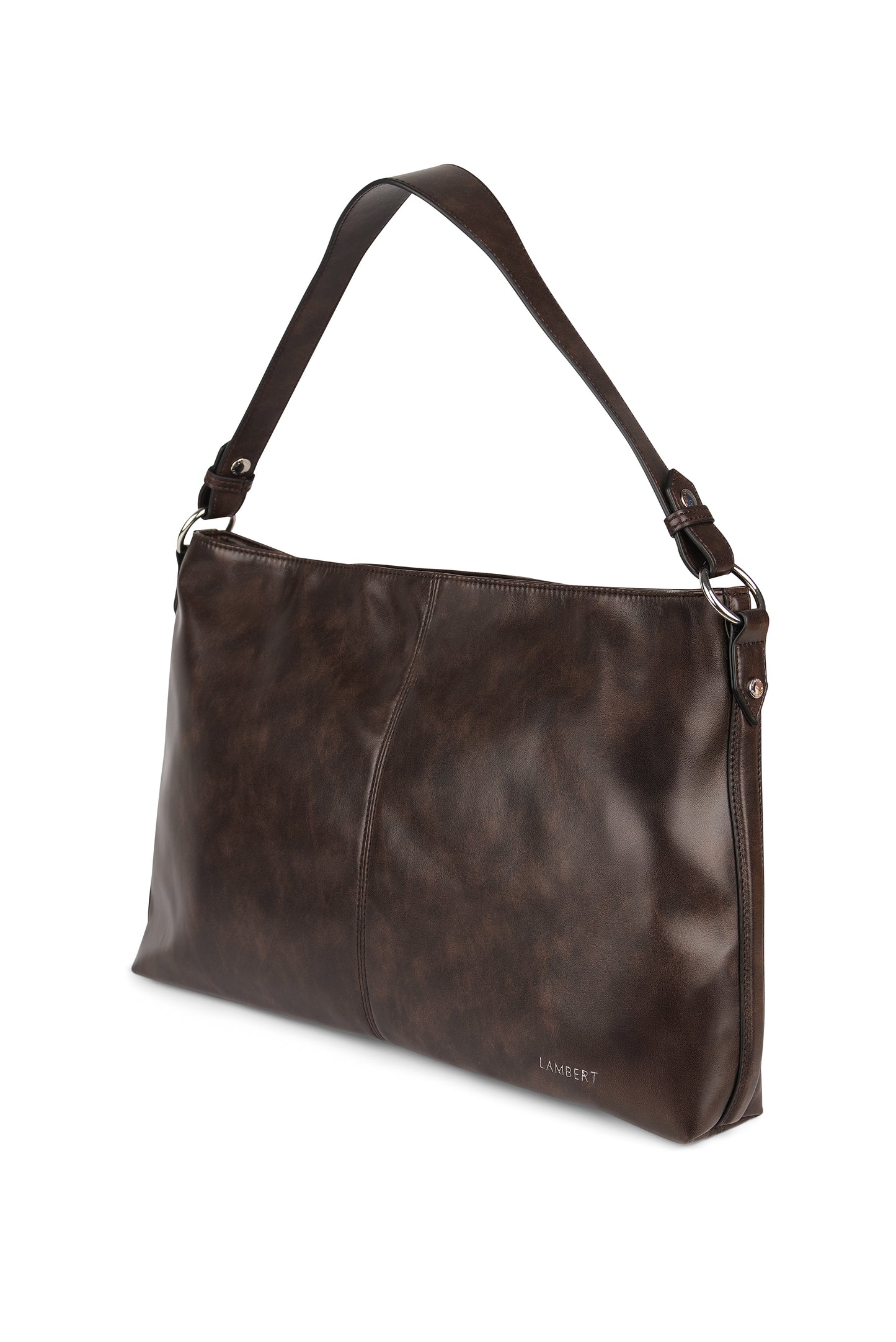 GIANNA 2-IN-1 DISTRESSED HANDBAG ESPRESSO