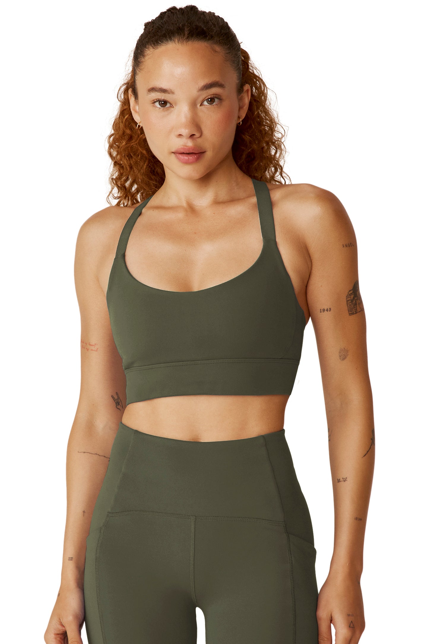 POWERBEYOND STRIVE BRA OLIVE