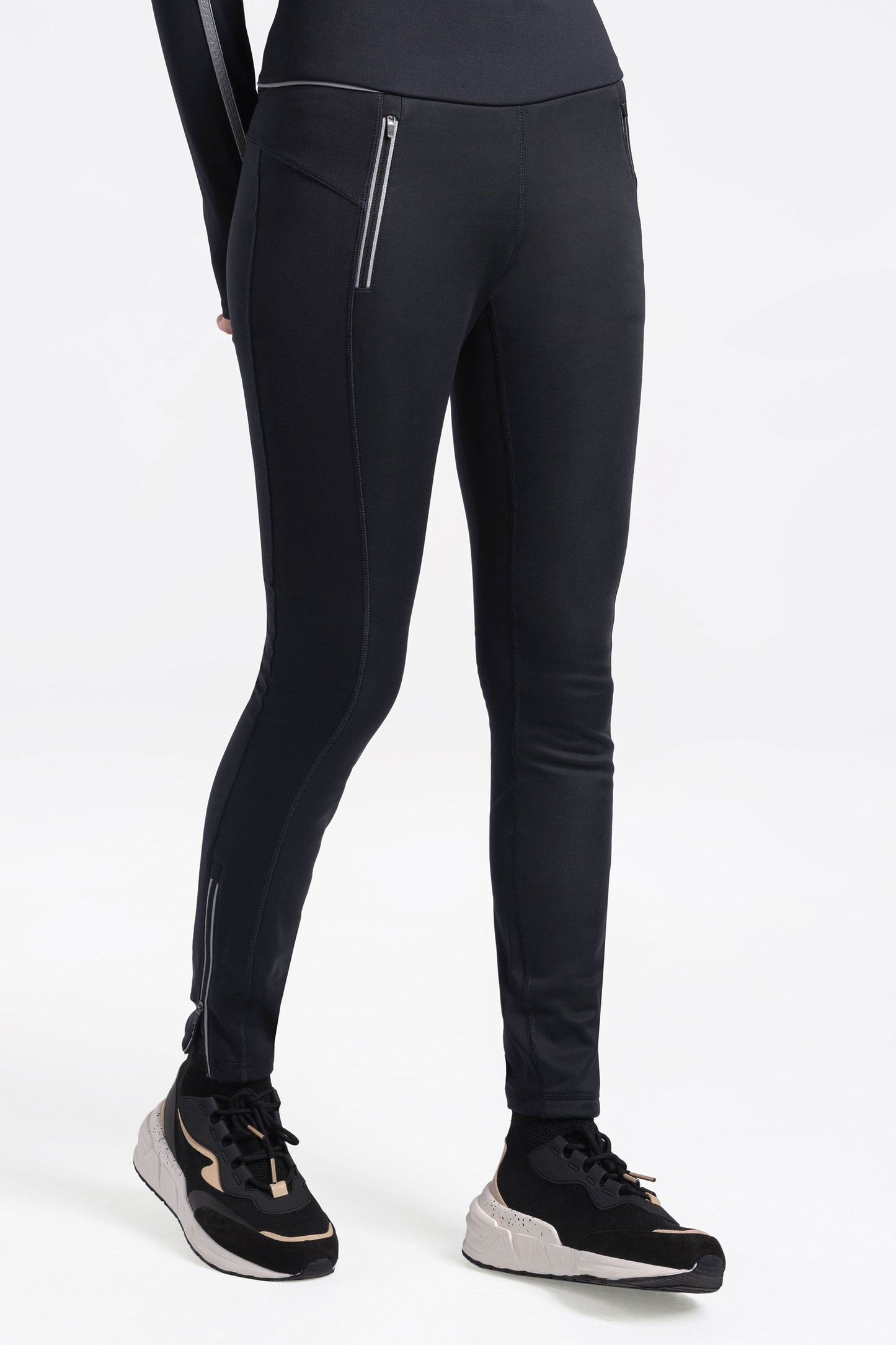 TREK FLEECE LINED LEGGING BLACK