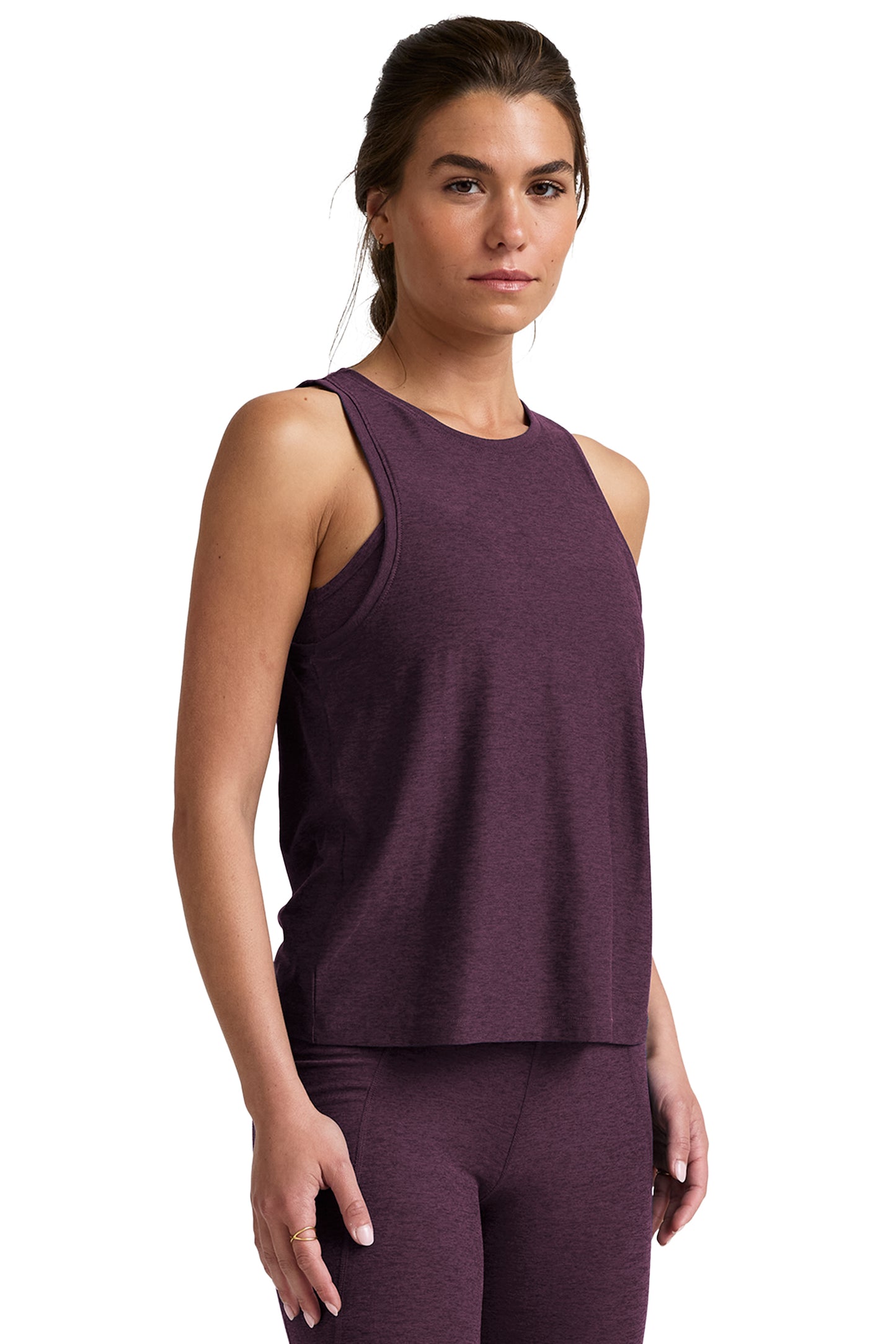 REBALANCE TANK EGGPLANT PURPLE