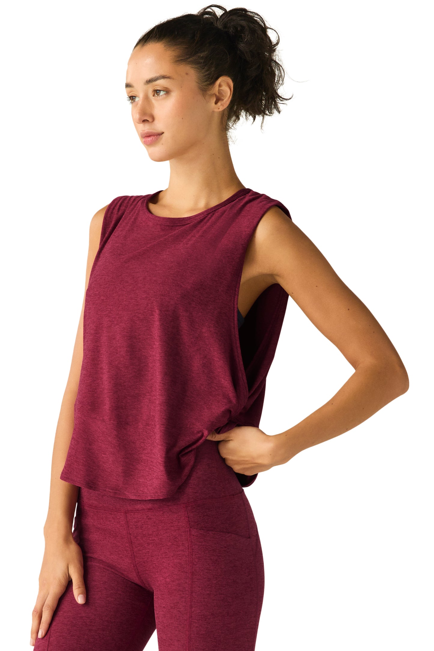 SIDE NOTE TWIST TANK BORDEAUX