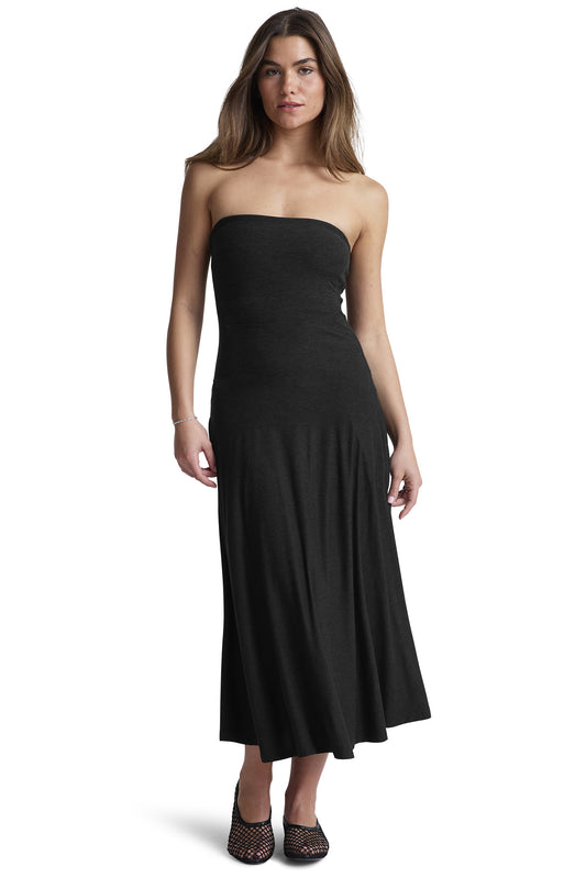 STRAPLESS DRESS DARKEST NIGHT