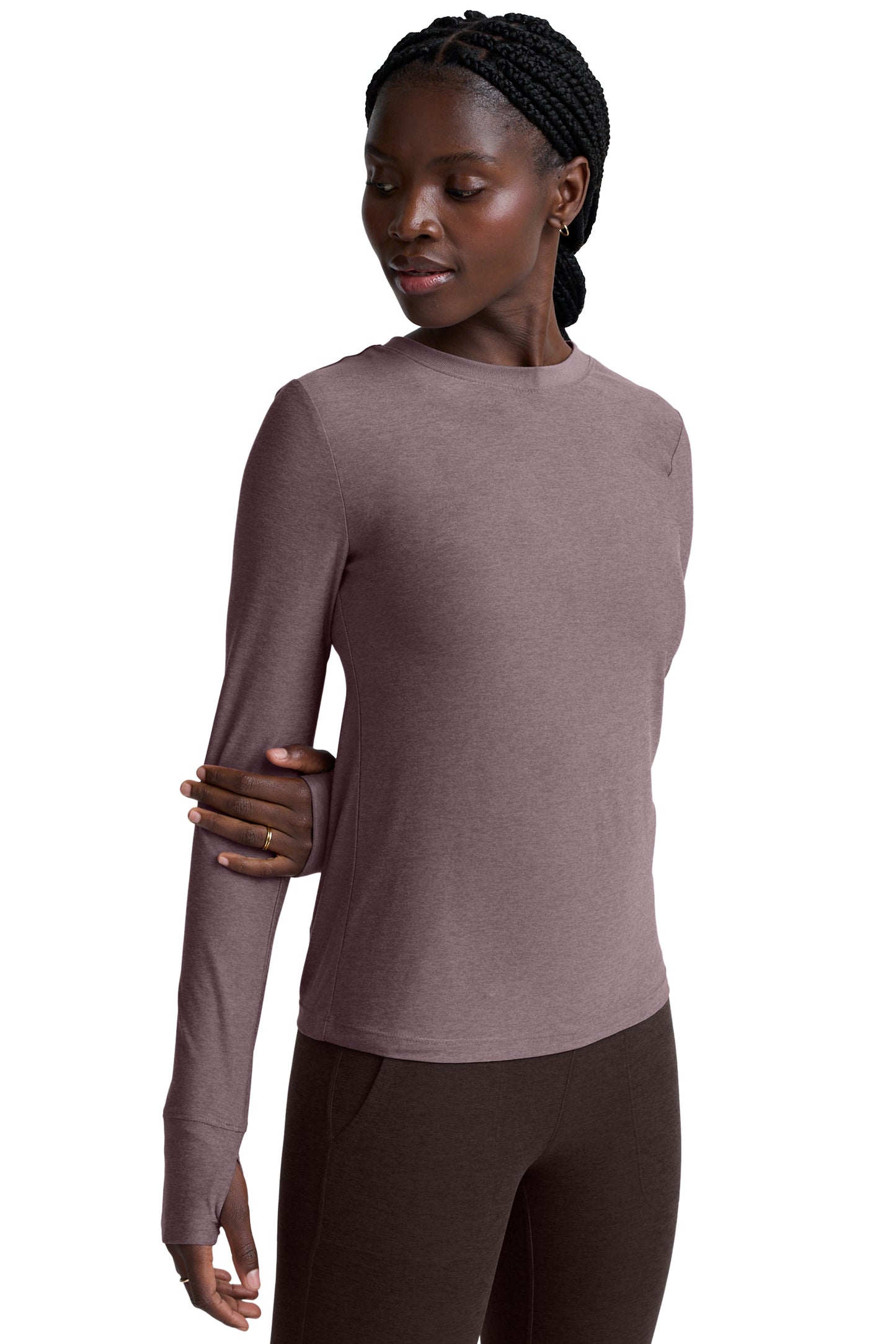 SELECT LONGSLEEVE CREW SOFT VIOLET DUSK