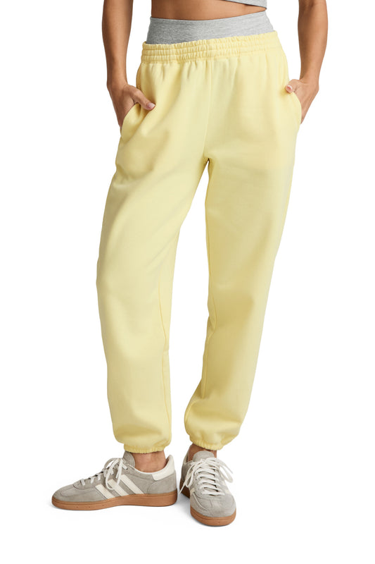 LUXEFLEECE SWEATPANT YELLOW SWIRL