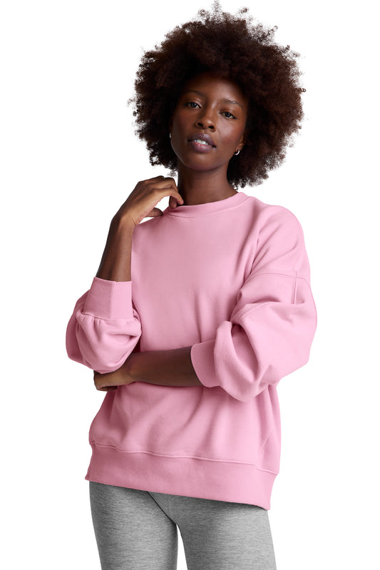 LUXEFLEECE OVERSIZED SWEATSHIRT PINK HAZE