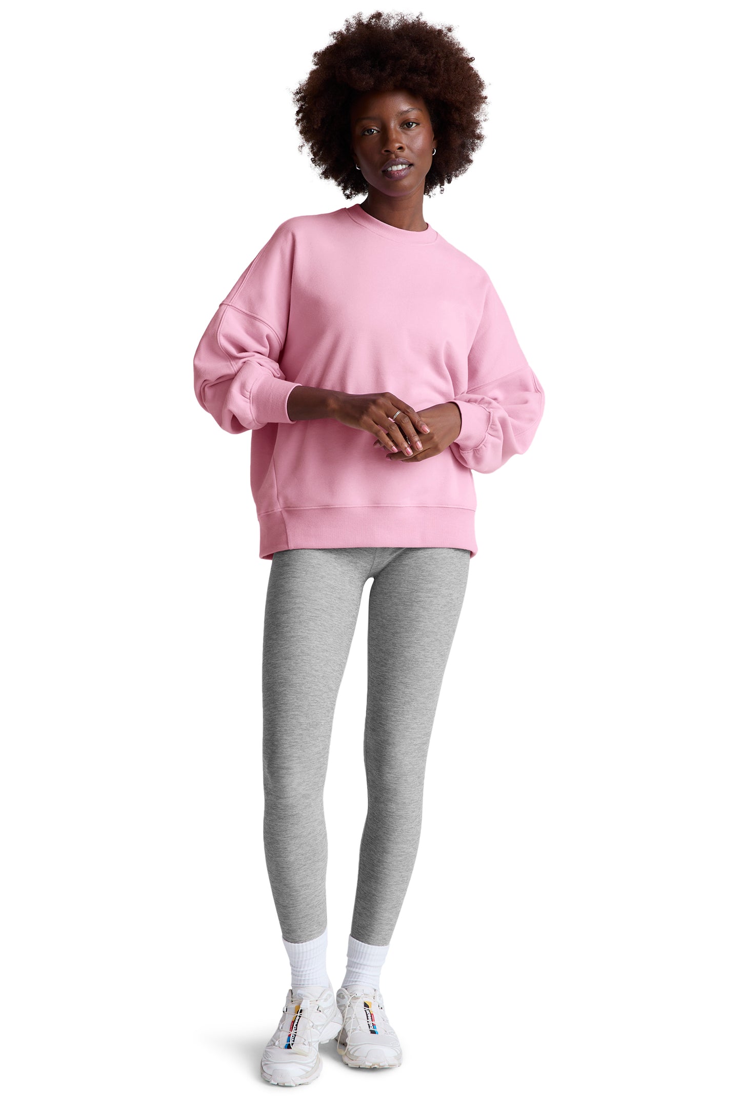 LUXEFLEECE OVERSIZED SWEATSHIRT PINK HAZE