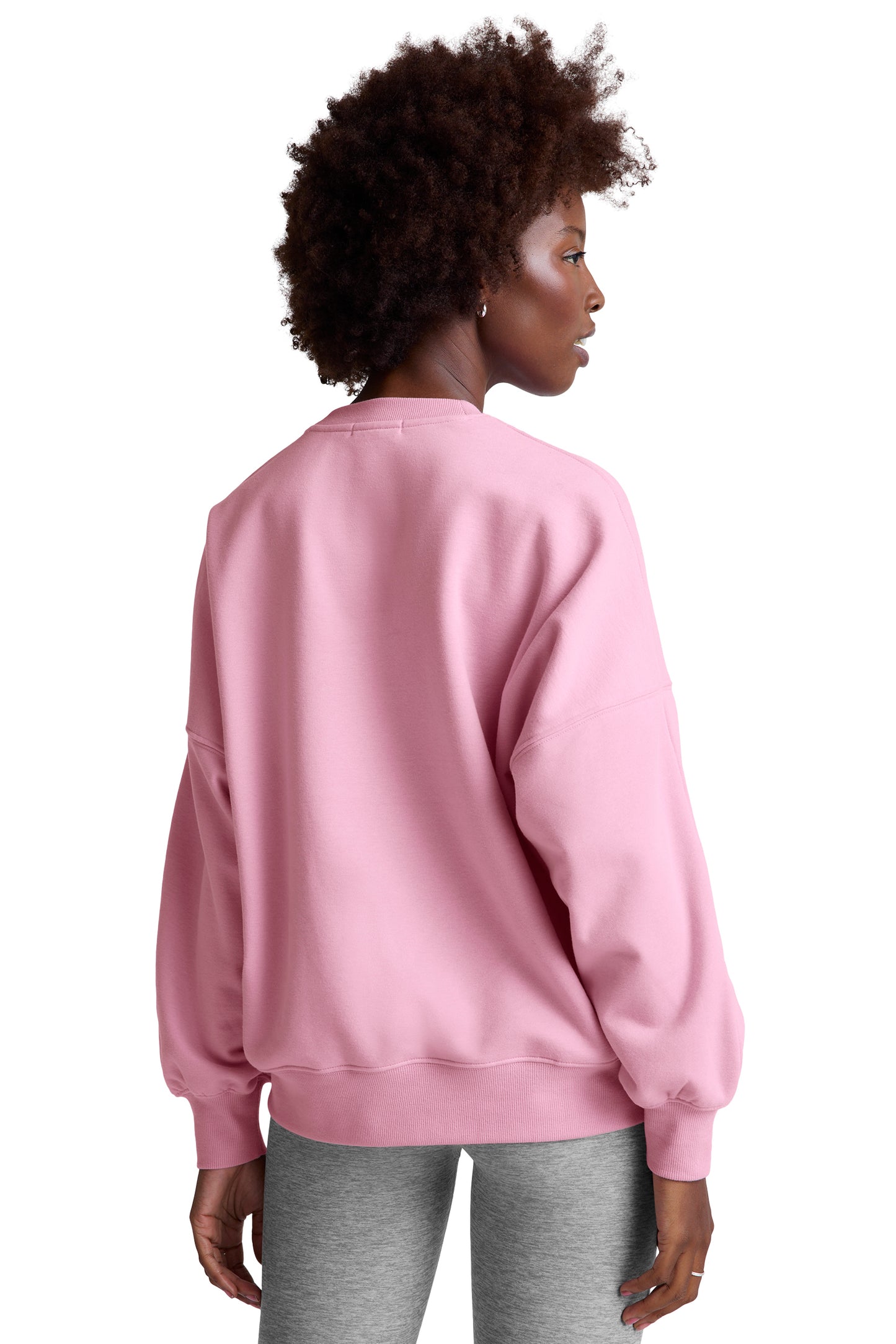 LUXEFLEECE OVERSIZED SWEATSHIRT PINK HAZE