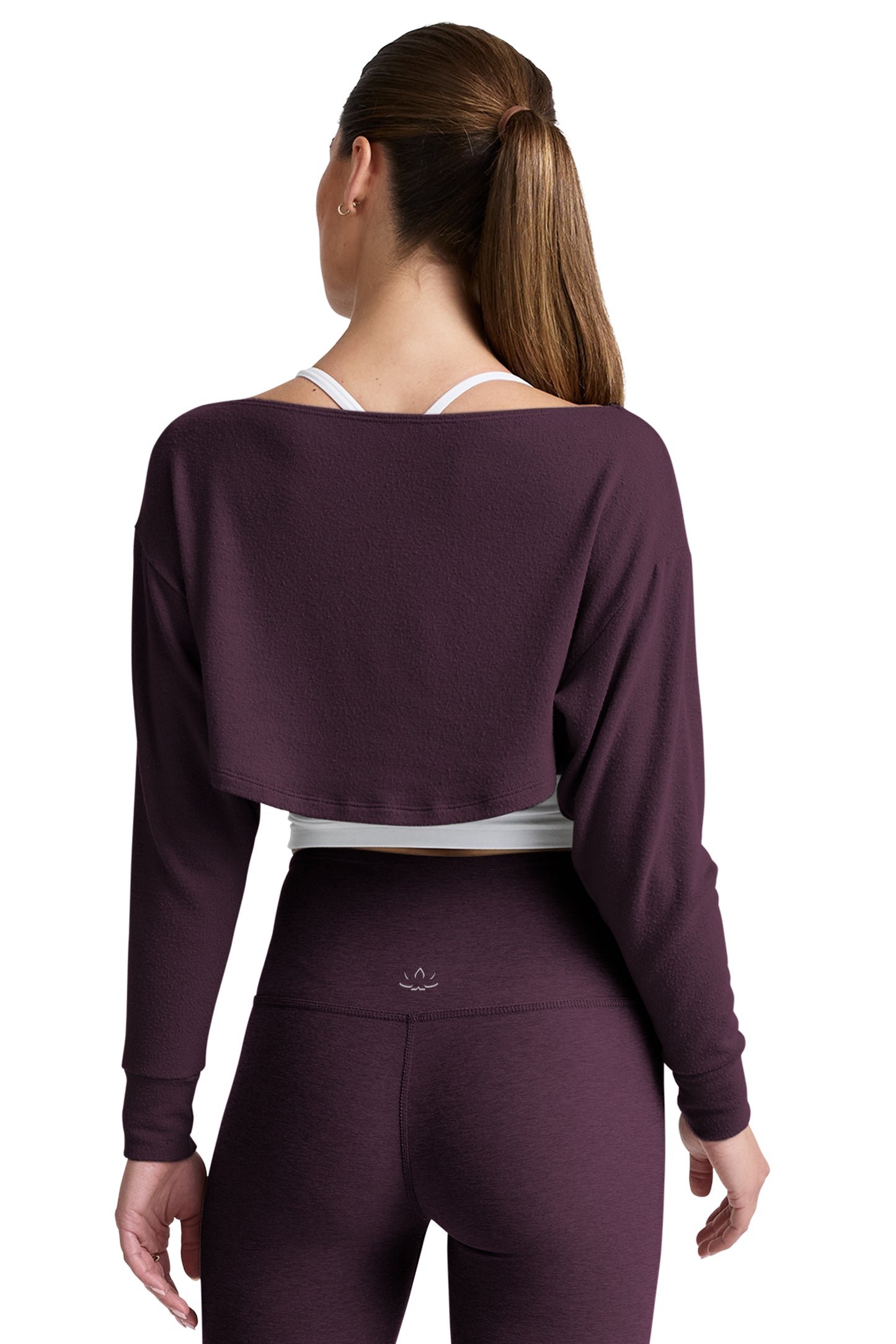 DUET 2-WAY CONVERTIBLE SHRUG EGGPLANT PURPLE
