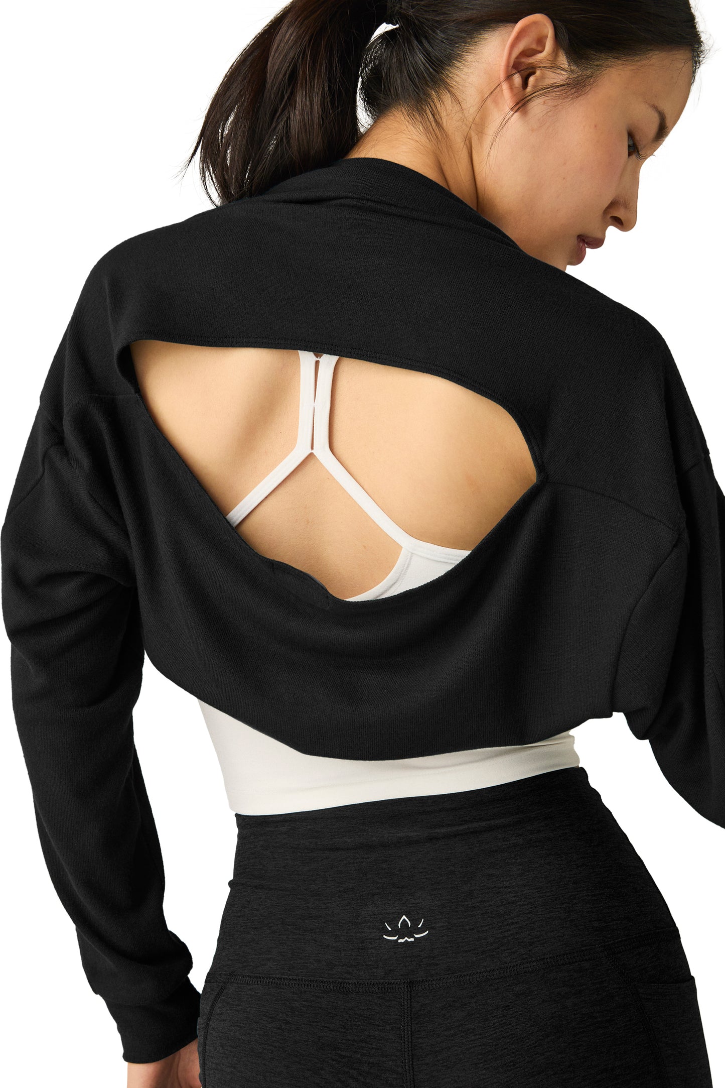 DUET 2-WAY CONVERTIBLE SHRUG BLACK