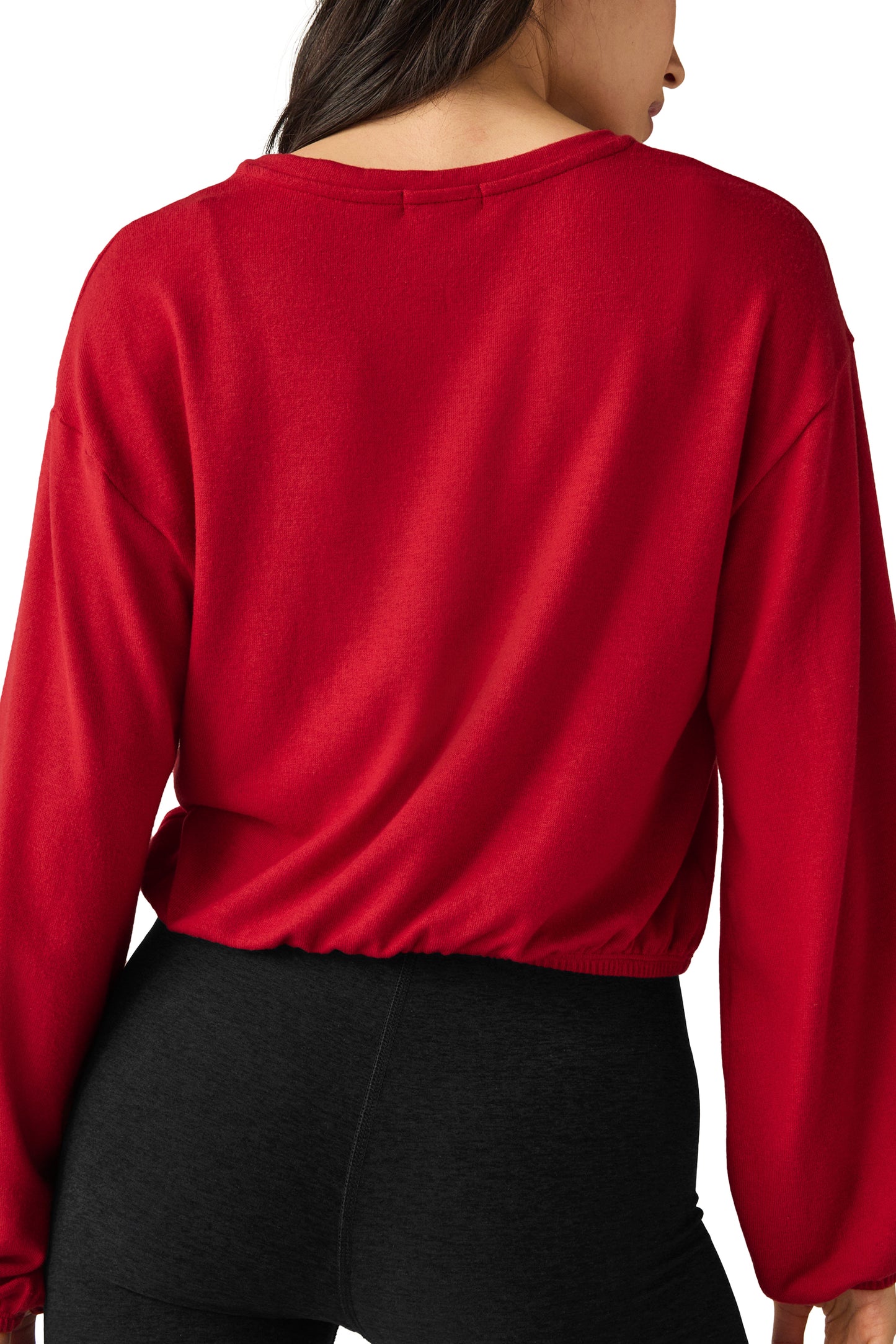 SOFT SPOKEN PULLOVER RUBY RED