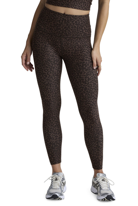 CAUGHT IN THE MIDI SPACEDYE LEGGING ESPRESSO LEOPARD
