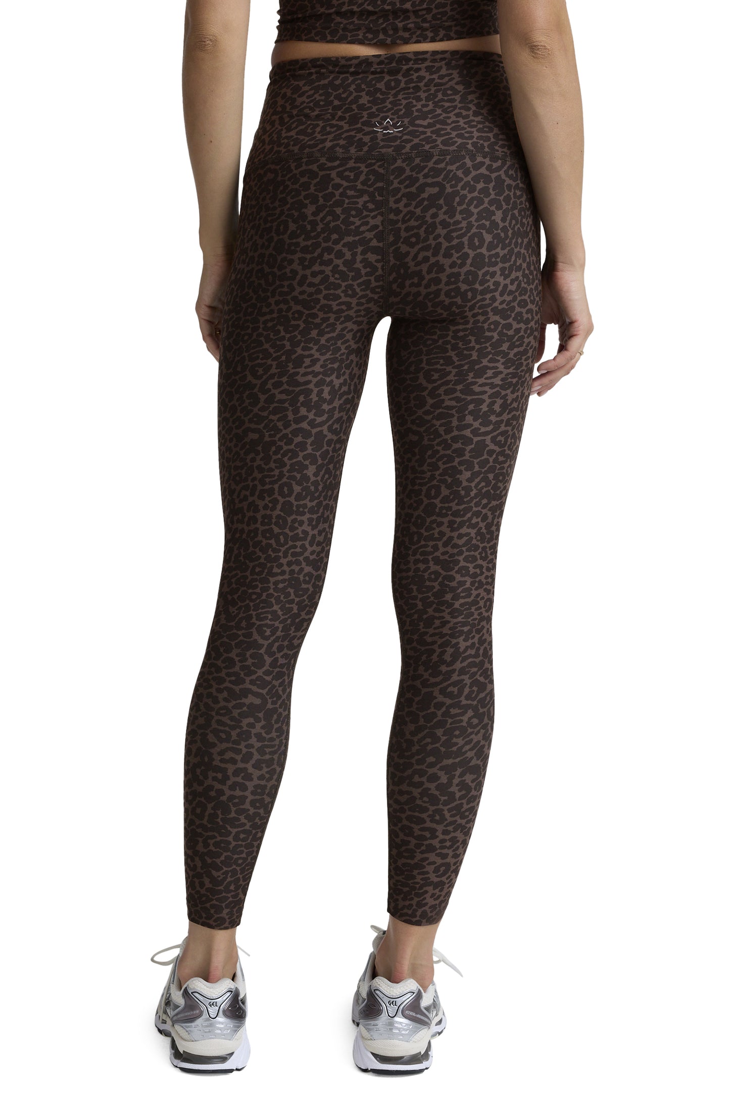 CAUGHT IN THE MIDI SPACEDYE LEGGING ESPRESSO LEOPARD