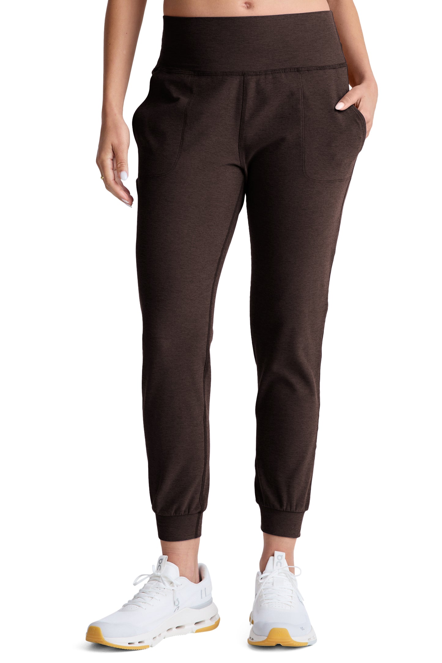 SPACEDYE MIDI JOGGER DARK CHOCOLATE