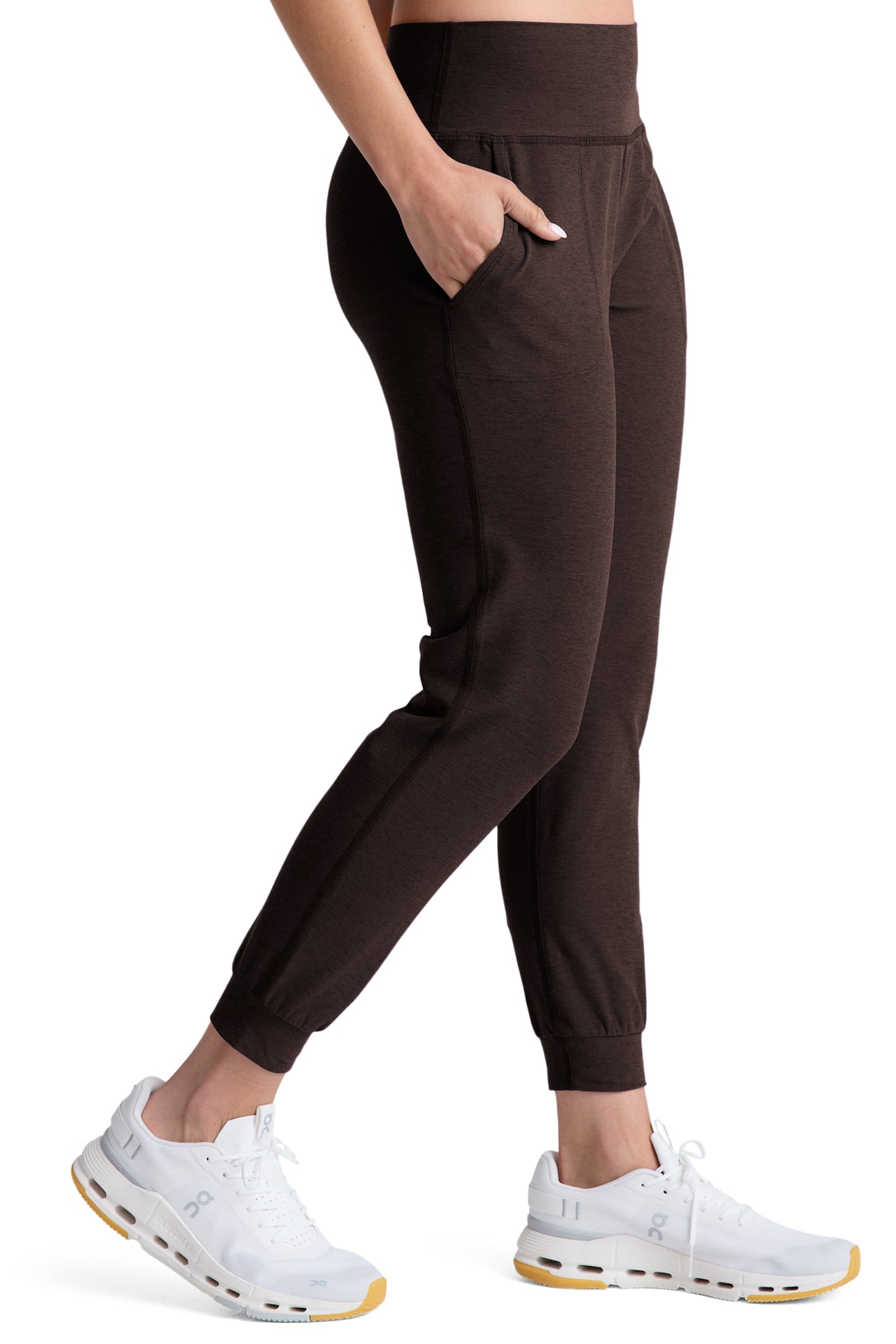 SPACEDYE MIDI JOGGER DARK CHOCOLATE