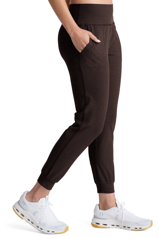 SPACEDYE MIDI JOGGER DARK CHOCOLATE