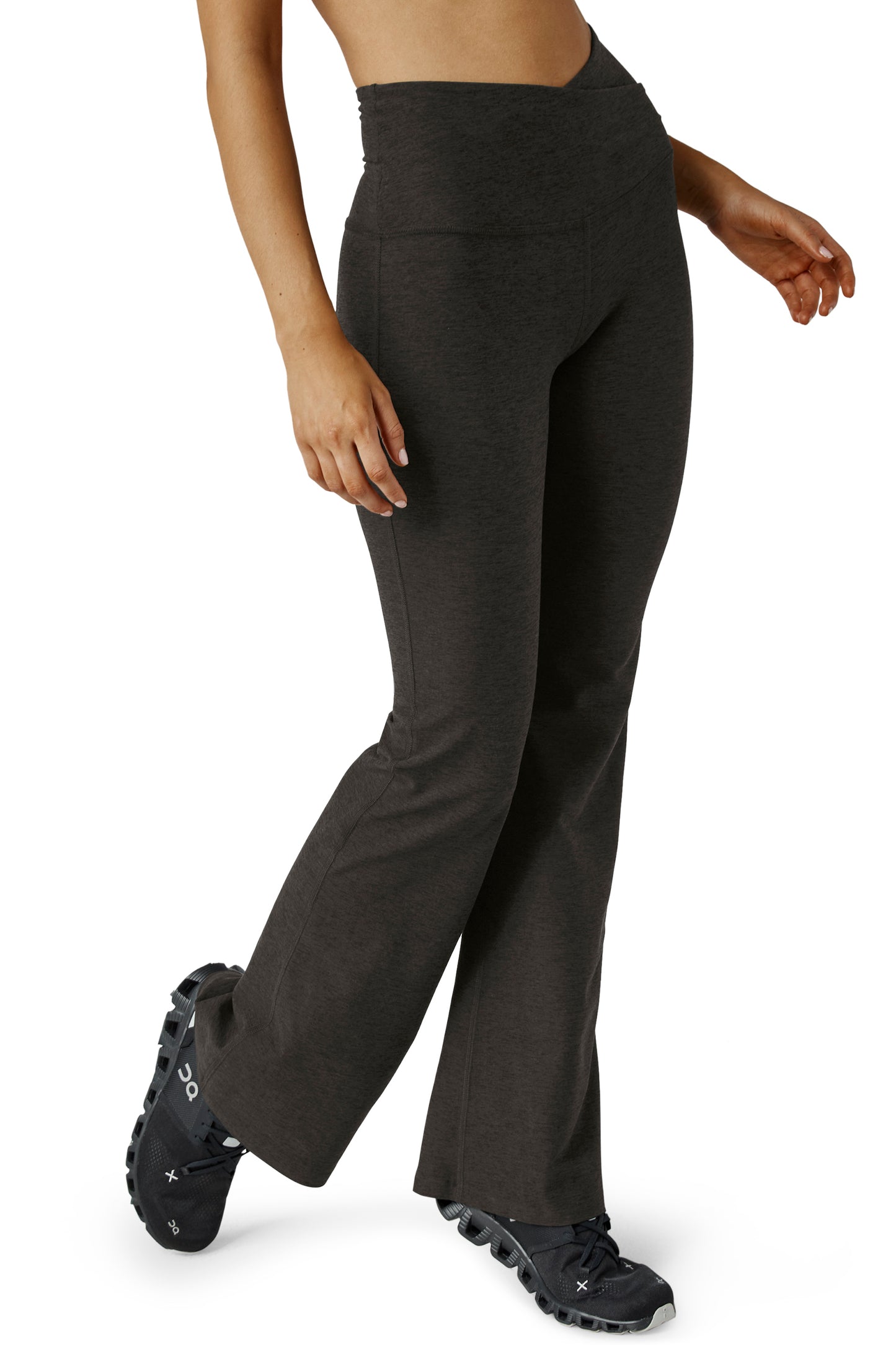 AT YOUR LEISURE SPACEDYE BOOTCUT PANT DARKEST NIGHT