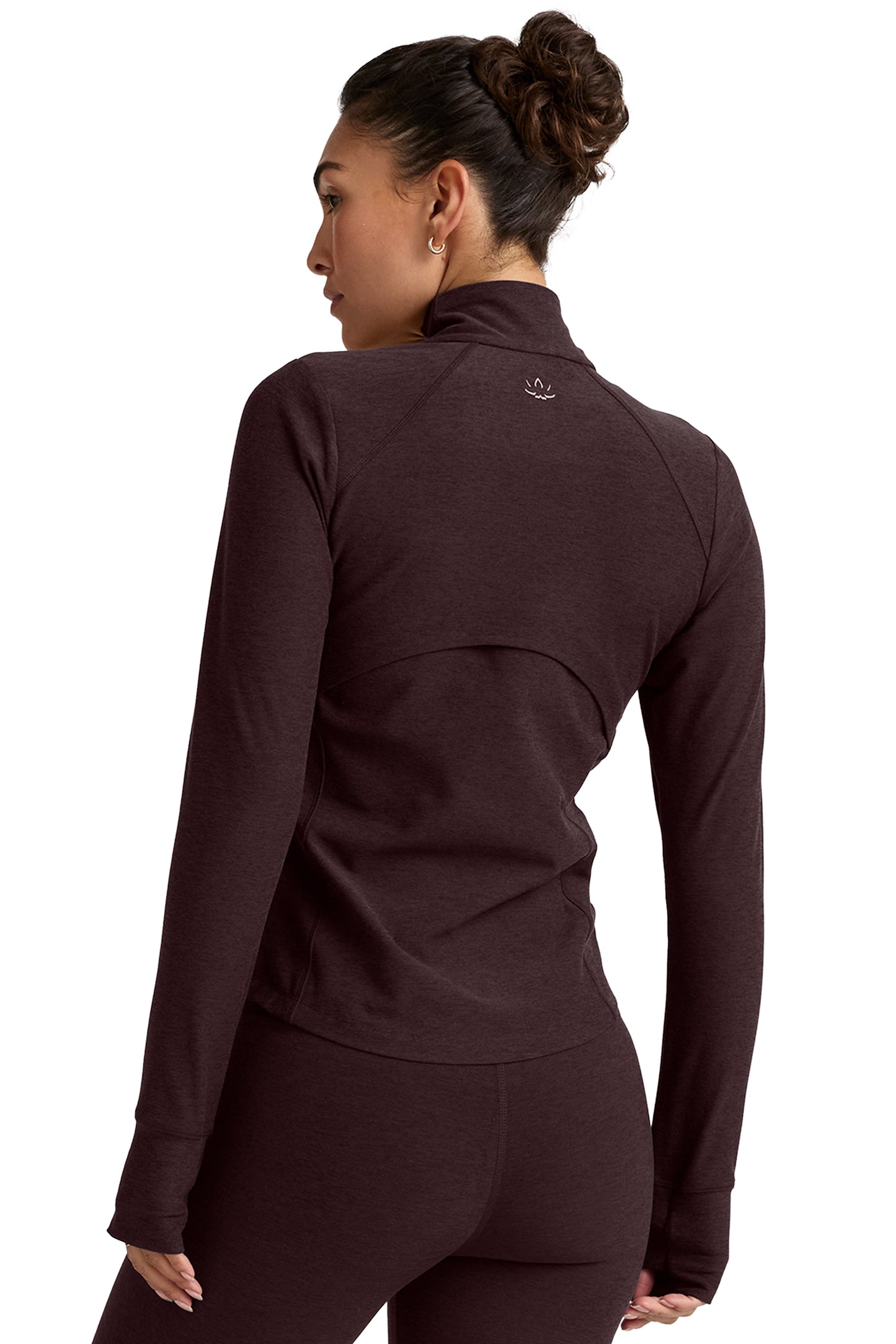 ACTIVE TRAILS SPACEDYE JACKET DARK CHOCOLATE
