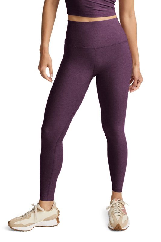 CAUGHT IN THE MIDI SPACEDYE LEGGING BRILLIANT BLACKBERRY
