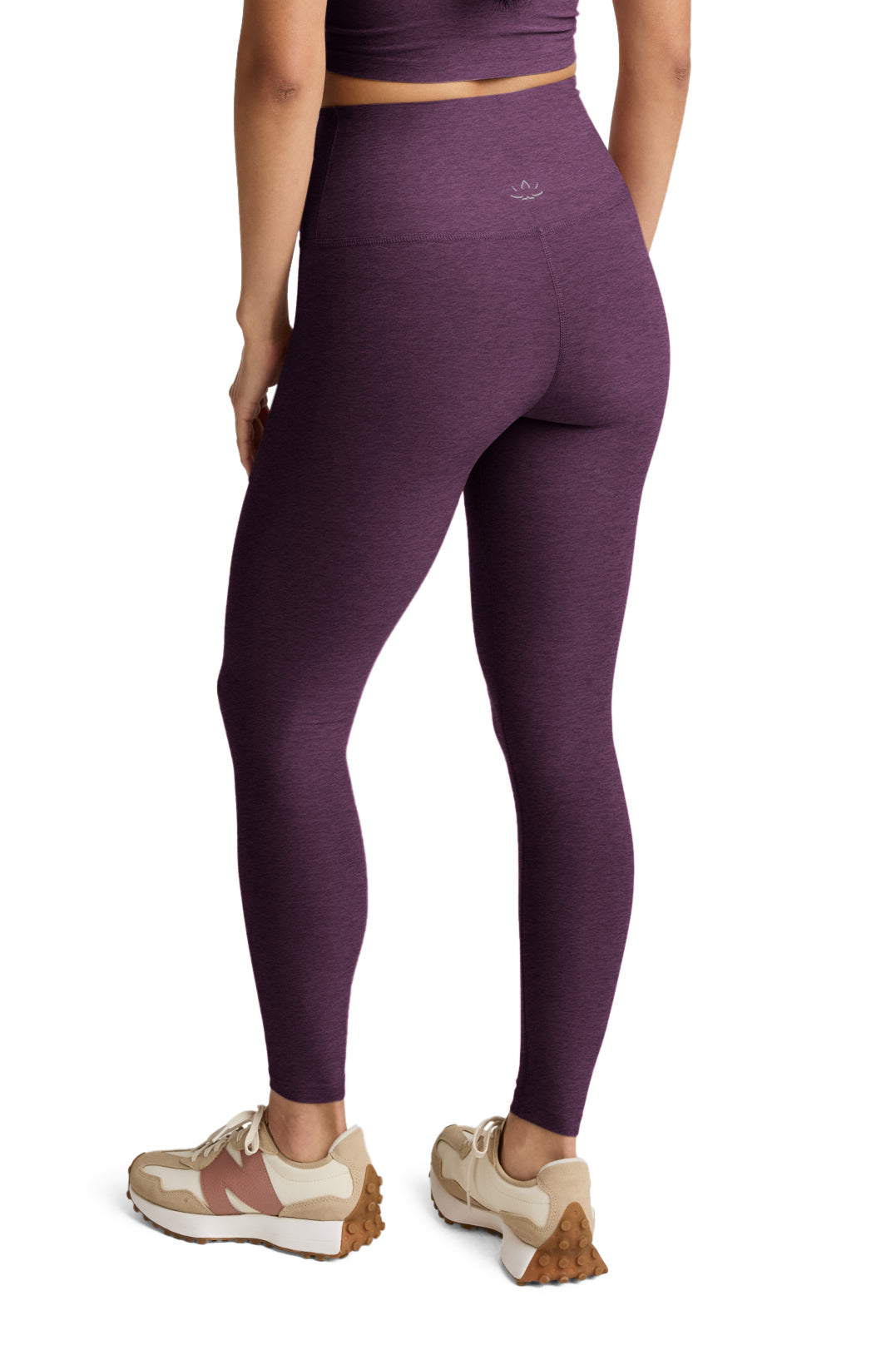 CAUGHT IN THE MIDI SPACEDYE LEGGING BRILLIANT BLACKBERRY