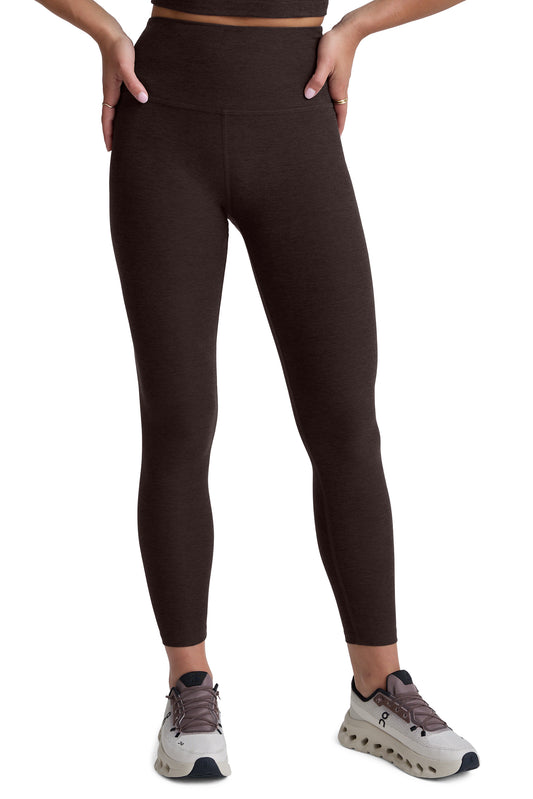 CAUGHT IN THE MIDI SPACEDYE LEGGING DARK CHOCOLATE