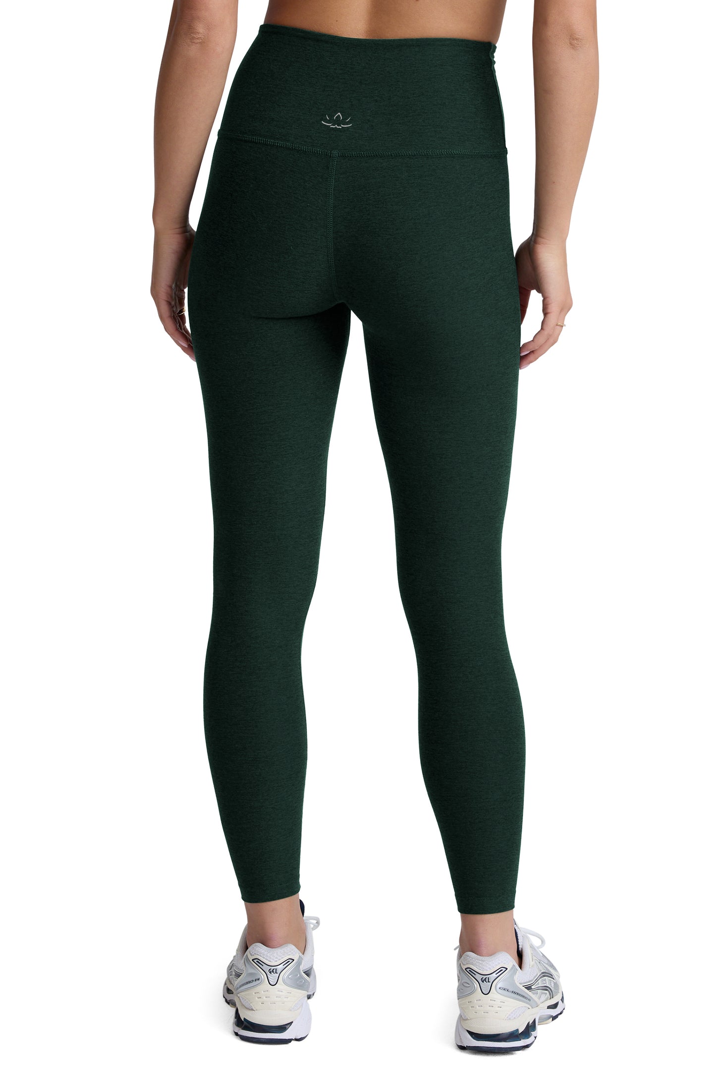 CAUGHT IN THE MIDI SPACEDYE LEGGING DARK SPRUCE GREEN