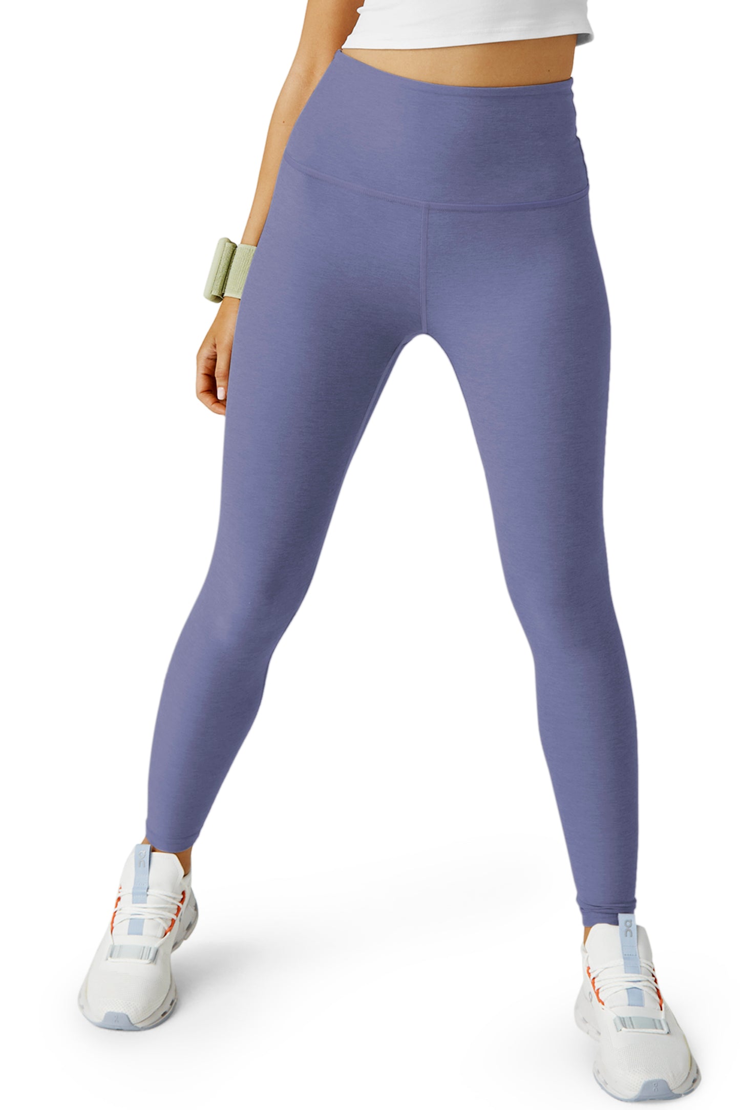 CAUGHT IN THE MIDI SPACEDYE LEGGING PERIWINKLE