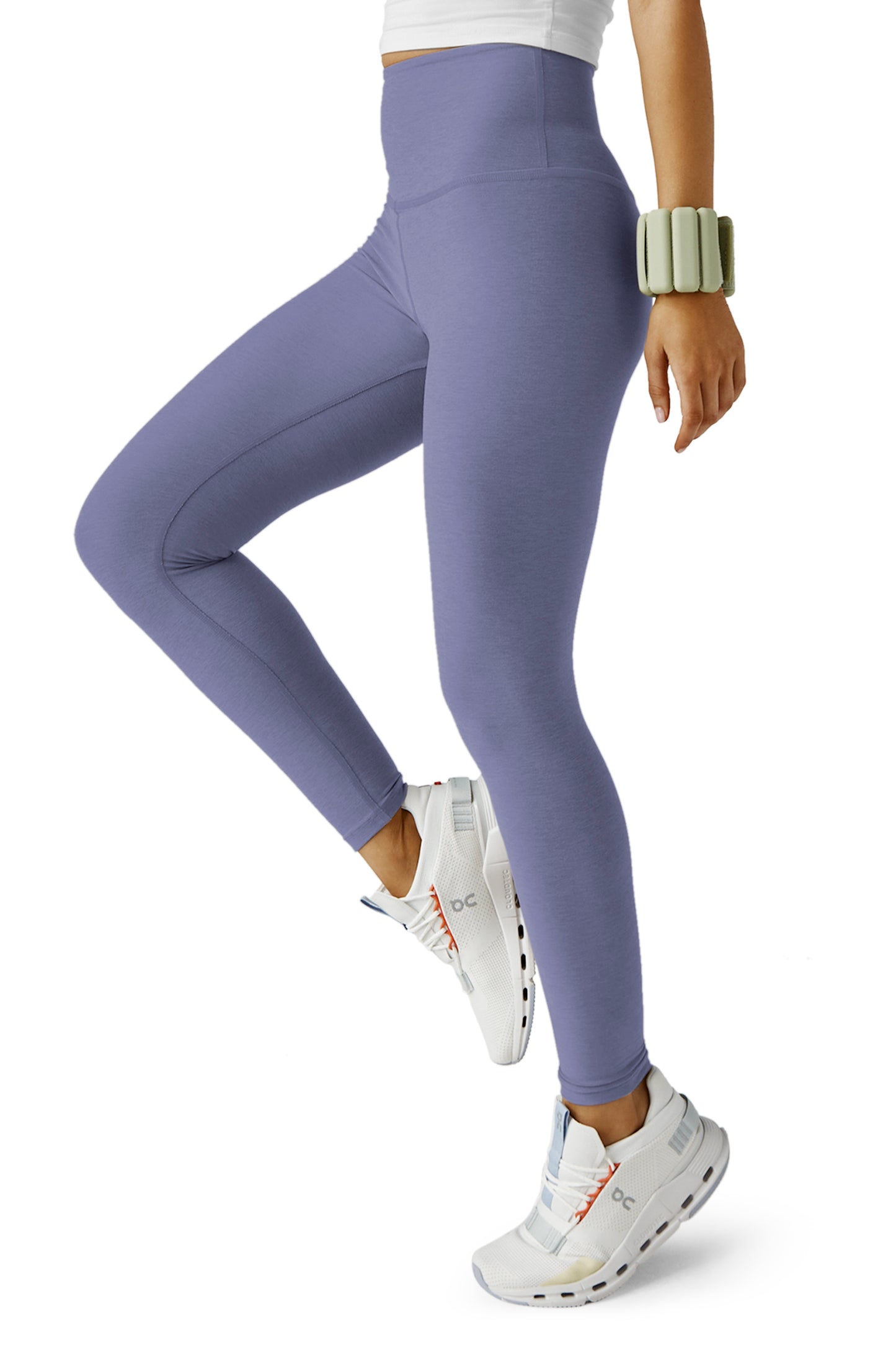 CAUGHT IN THE MIDI SPACEDYE LEGGING PERIWINKLE