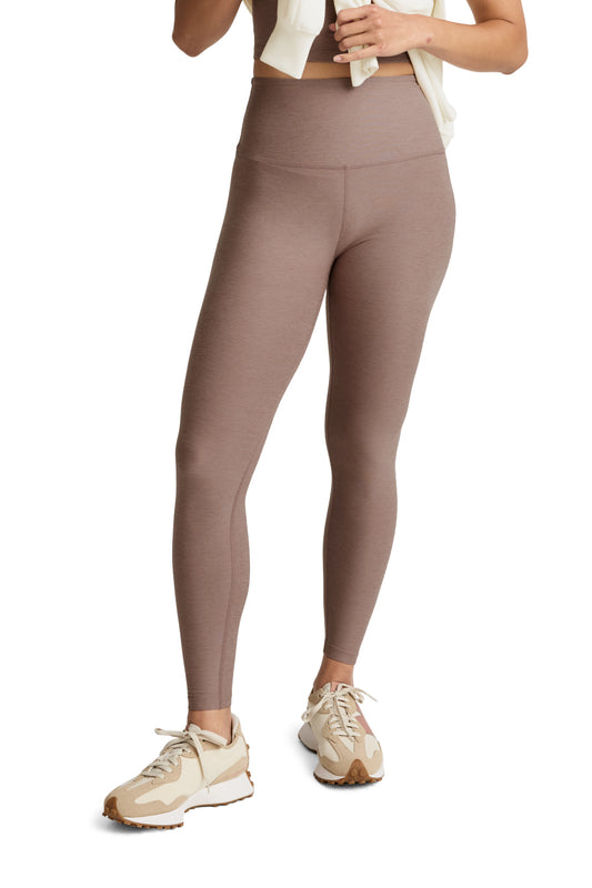 CAUGHT IN THE MIDI SPACEDYE LEGGING ROSEY TAUPE
