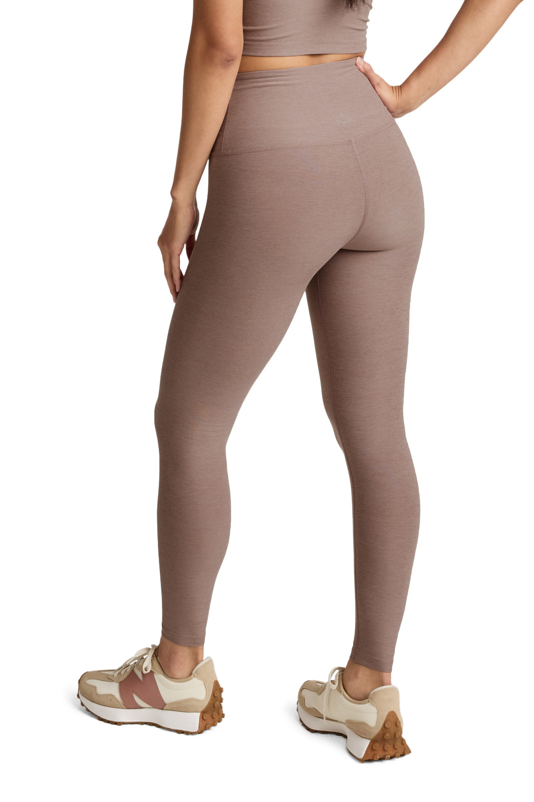 CAUGHT IN THE MIDI SPACEDYE LEGGING ROSEY TAUPE