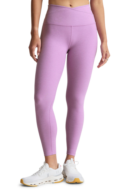 AT YOUR LEISURE SPACEDYE LEGGING LILAC PETAL