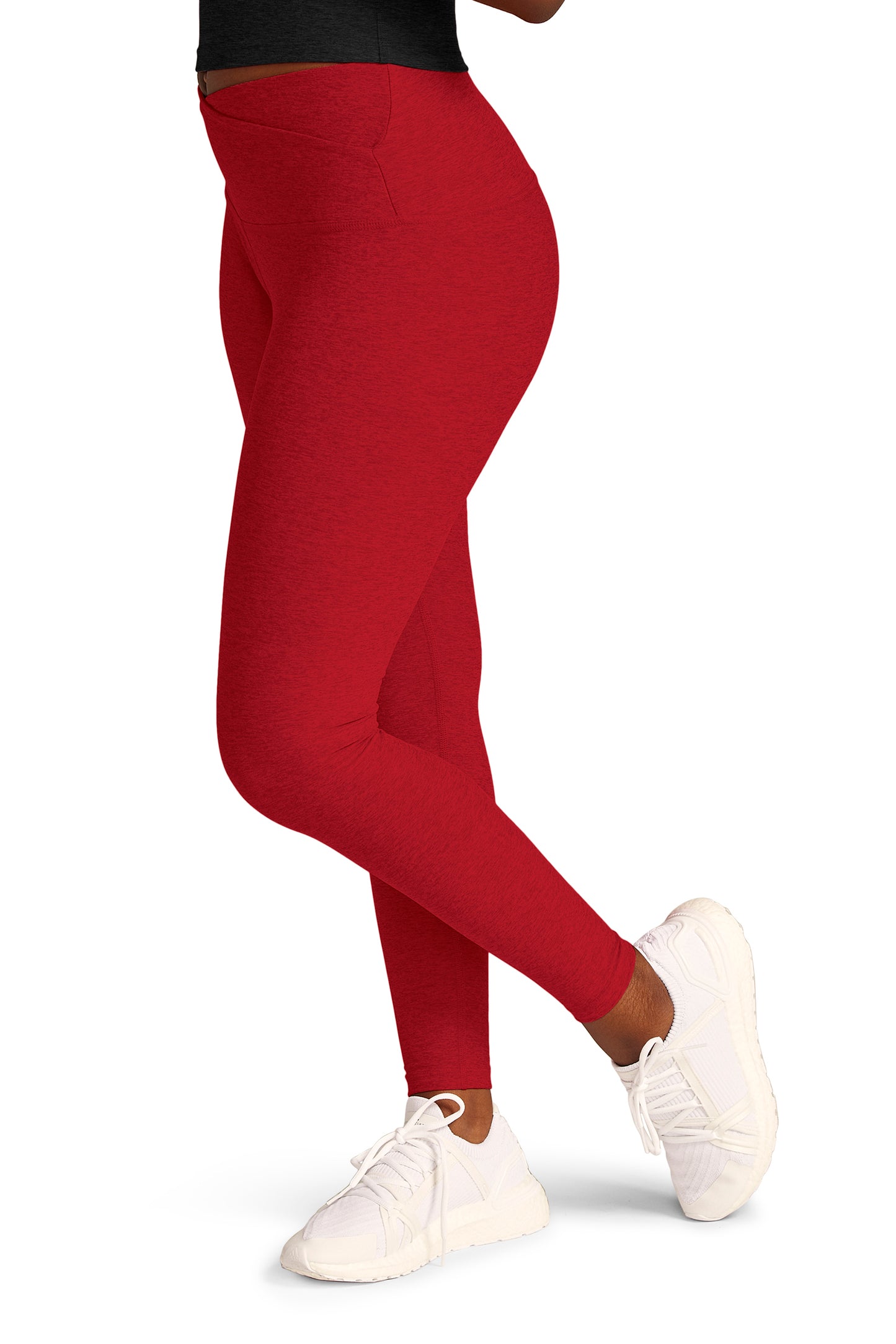 AT YOUR LEISURE SPACEDYE LEGGING RUBY RED