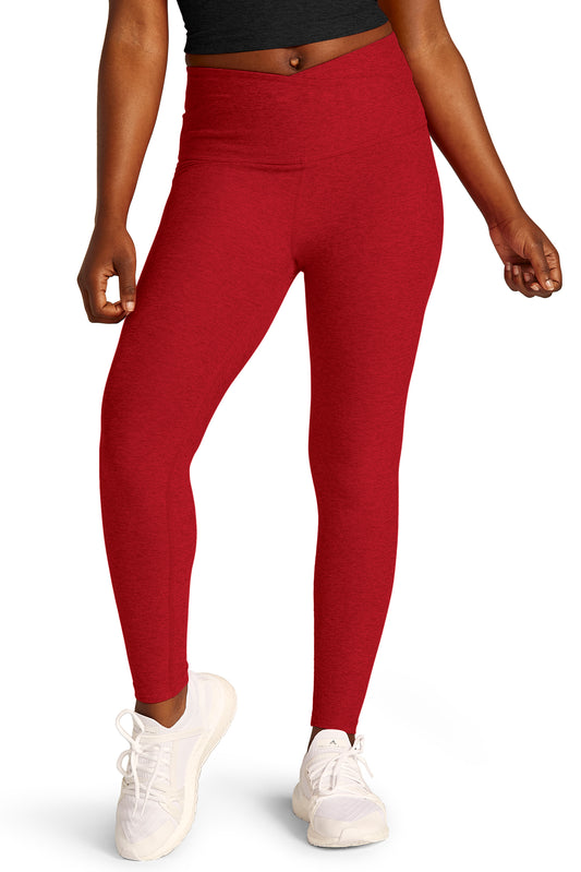 AT YOUR LEISURE SPACEDYE LEGGING RUBY RED