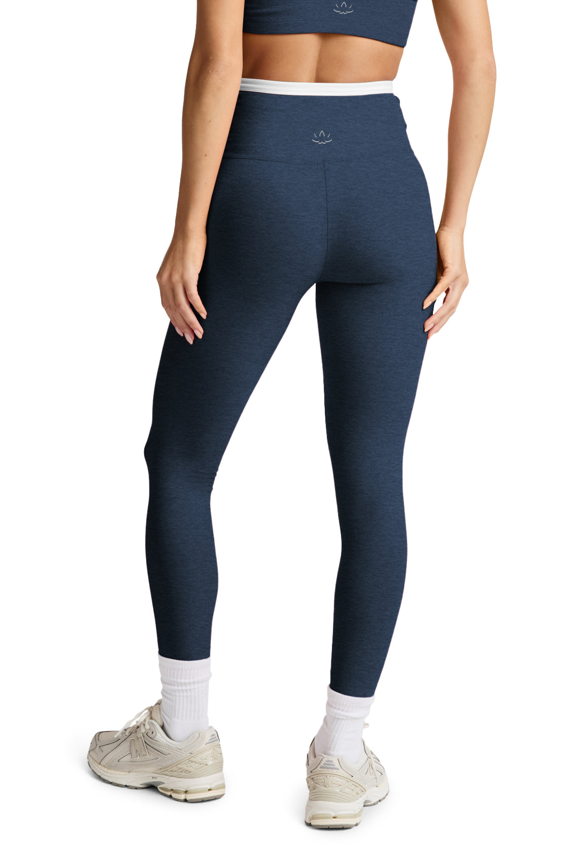 OUTLINES SPACEDYE MIDI LEGGING NOCTURNAL NAVY