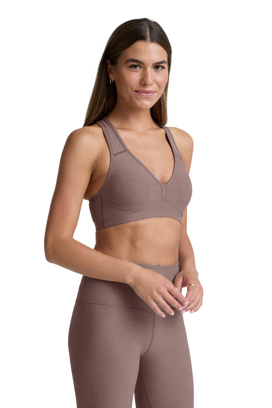 LIFT YOUR SPIRITS SPACEDYE BRA ROSEY TAUPE