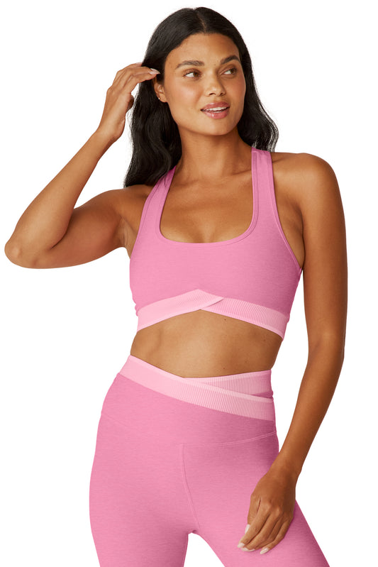 IN THE MIX SPACEDYE BRA PINK BLOOM