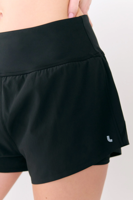 OLIVIE ACTIVE SHORTS BLACK