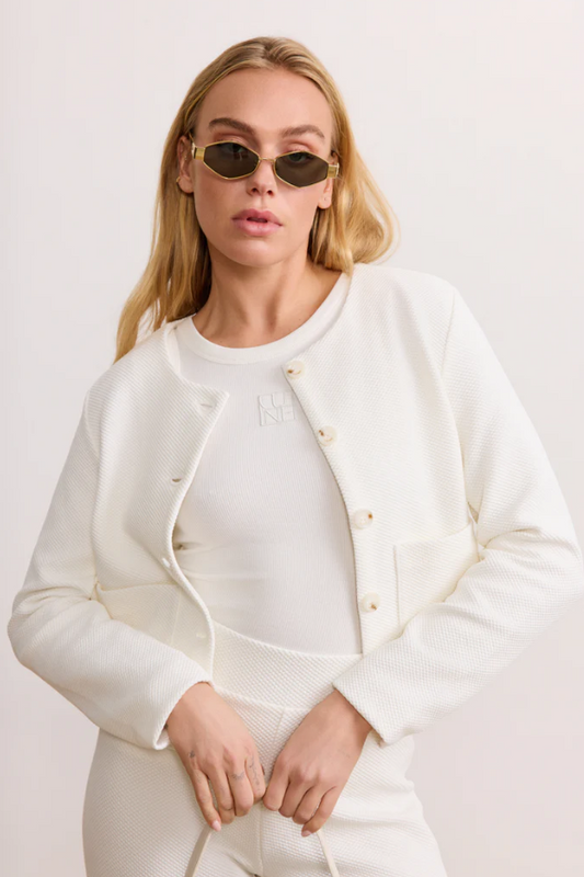 MOON CLASSIC SHORT JACKET MARSHMALLOW