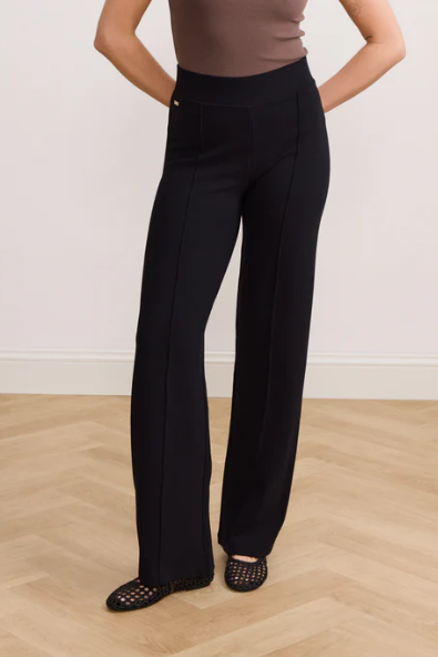 FOREST ESSENTIAL FLARE PANT BLACK